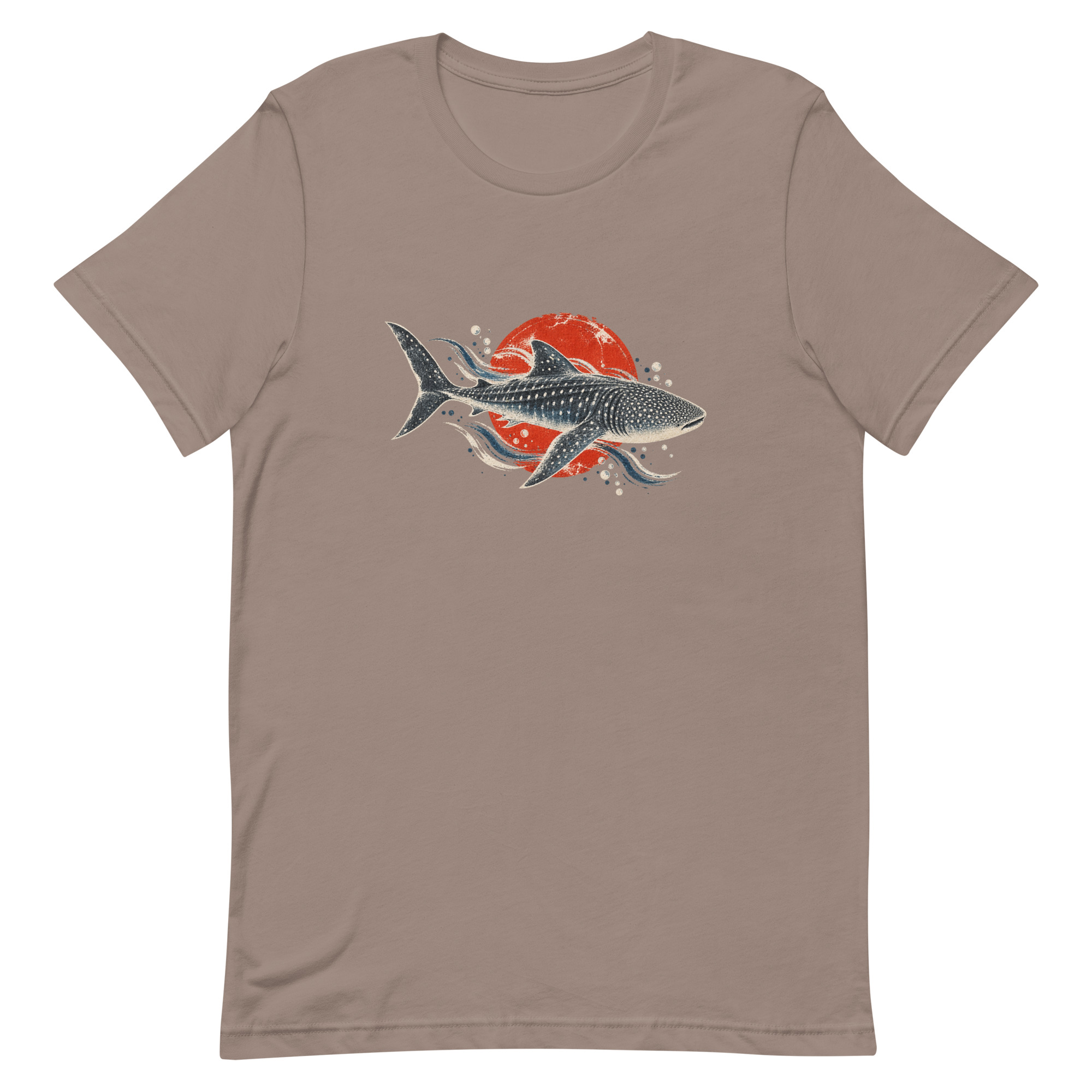 Gyotaku Whale Shark Red Sun Japanese Print, Japanese Art Tee, Mythology Gift - Image 55