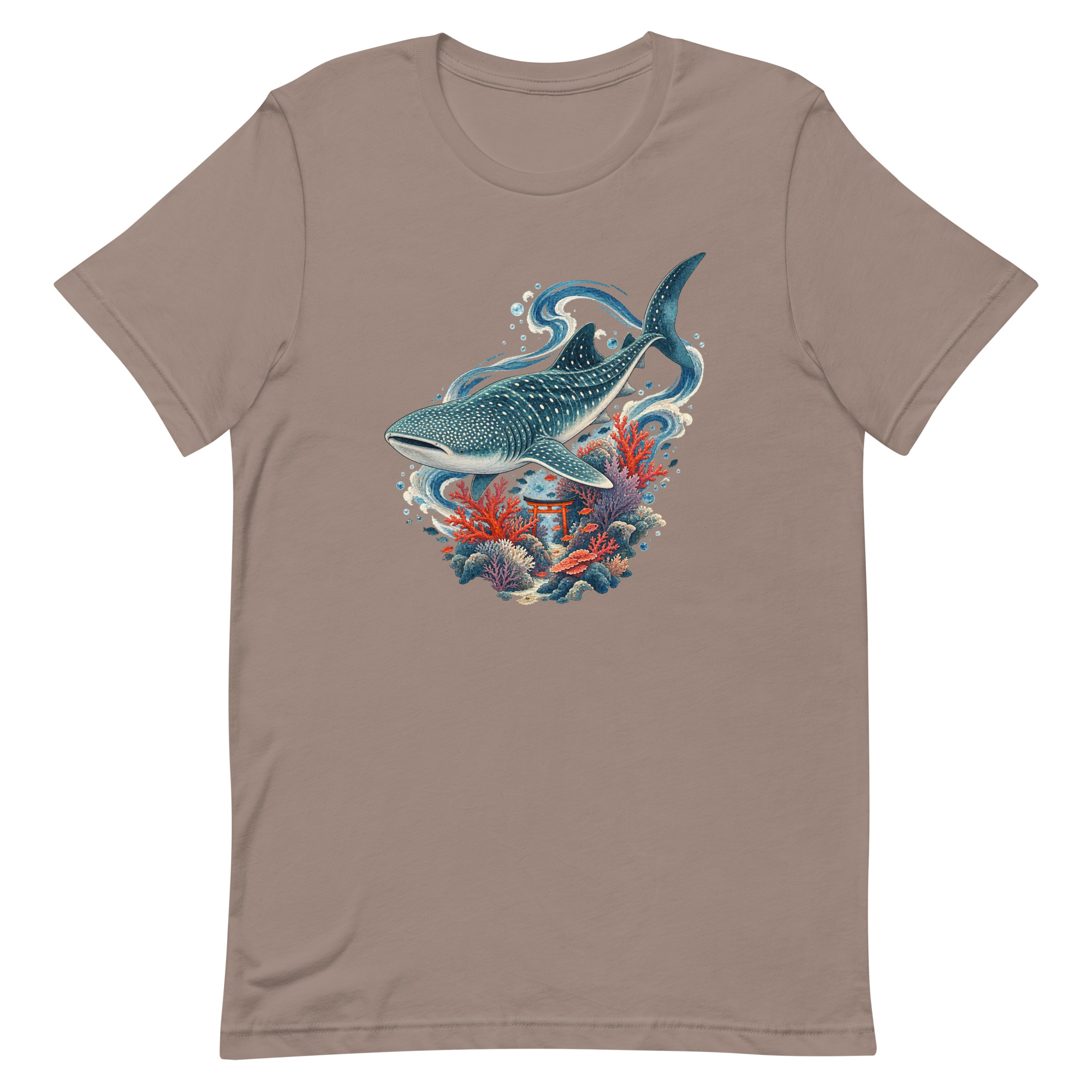 Whale Shark Torii Coral Garden Japanese Art, Japanese Art Tee, Mythology Gift - Image 55