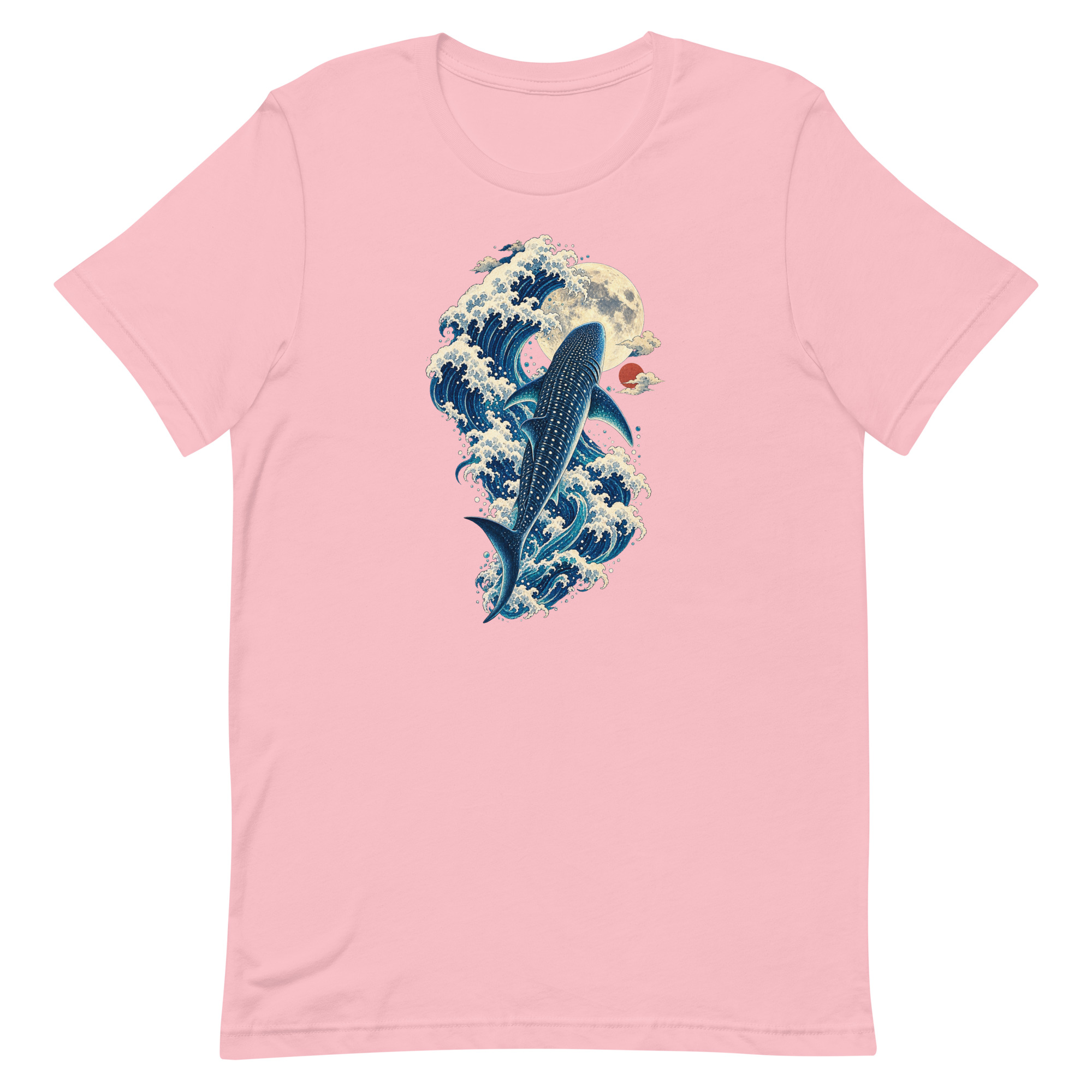 Whale Shark Great Wave Moon Japanese Art, Japanese Art Tee, Mythology Gift - Image 55