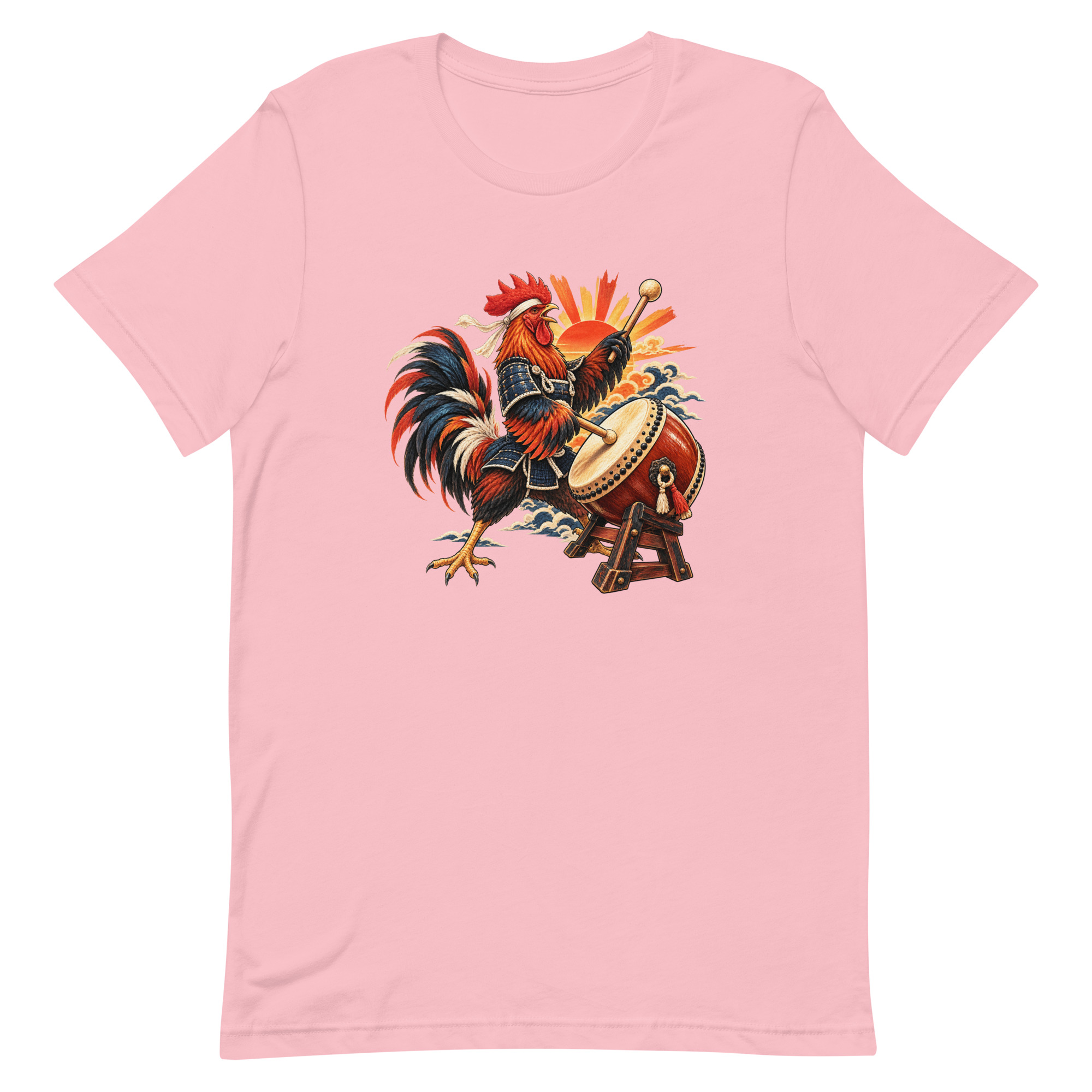Rooster Samurai Taiko Drum Japanese Art, Japanese Art Tee, Mythology Gift - Image 57