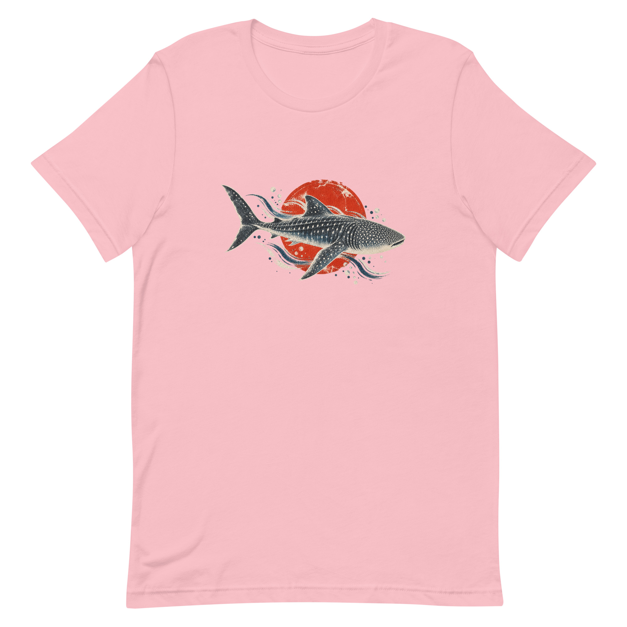 Gyotaku Whale Shark Red Sun Japanese Print, Japanese Art Tee, Mythology Gift - Image 57