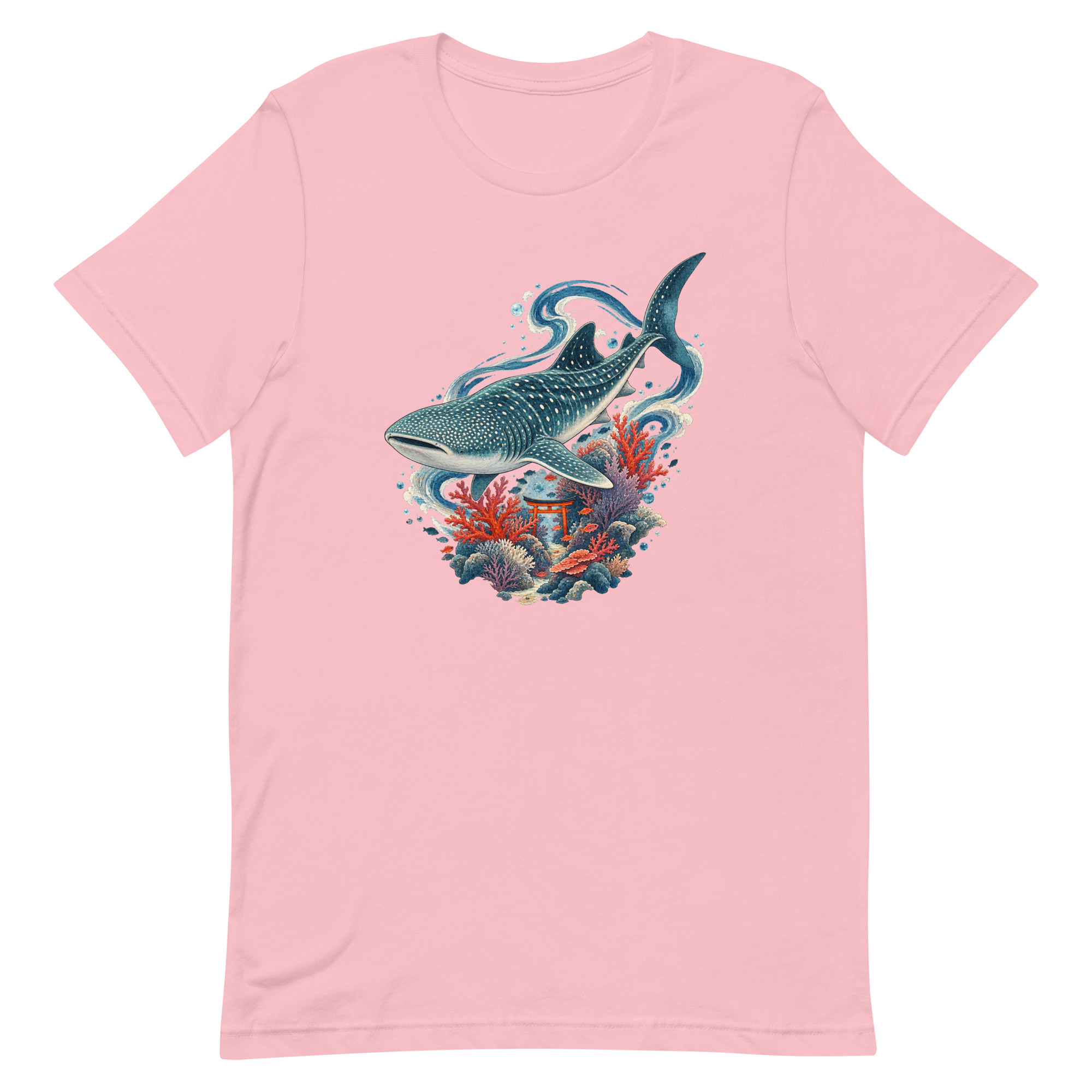 Whale Shark Torii Coral Garden Japanese Art, Japanese Art Tee, Mythology Gift - Image 57