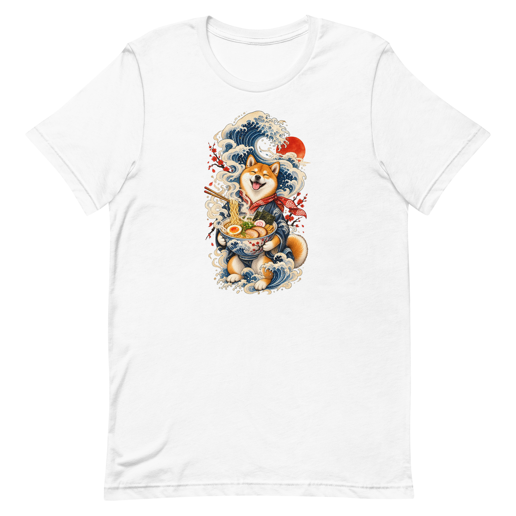 Shiba Inu Ramen Great Wave Japanese Food Art, Japanese Art Tee, Mythology Gift - Image 56