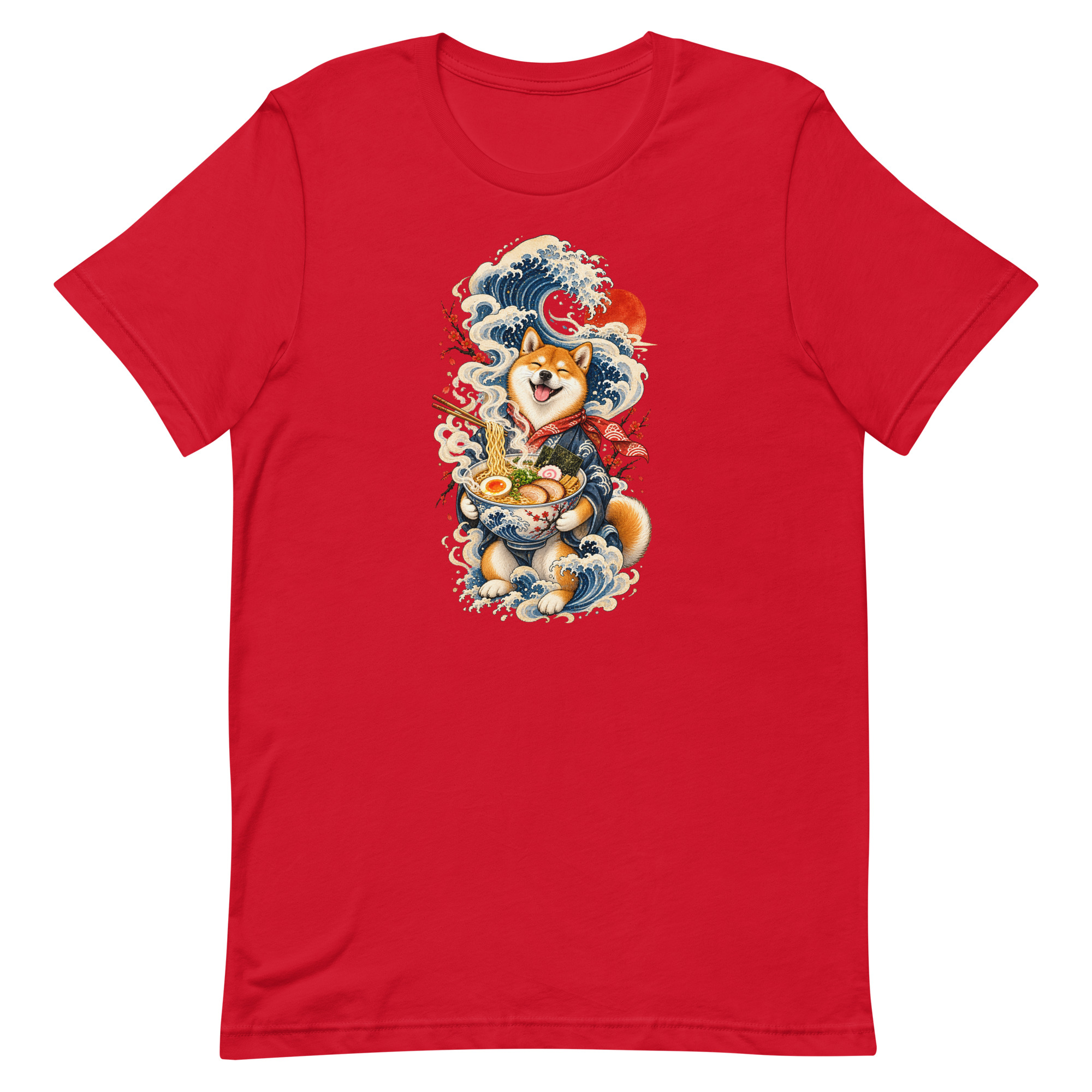 Shiba Inu Ramen Great Wave Japanese Food Art, Japanese Art Tee, Mythology Gift - Image 57