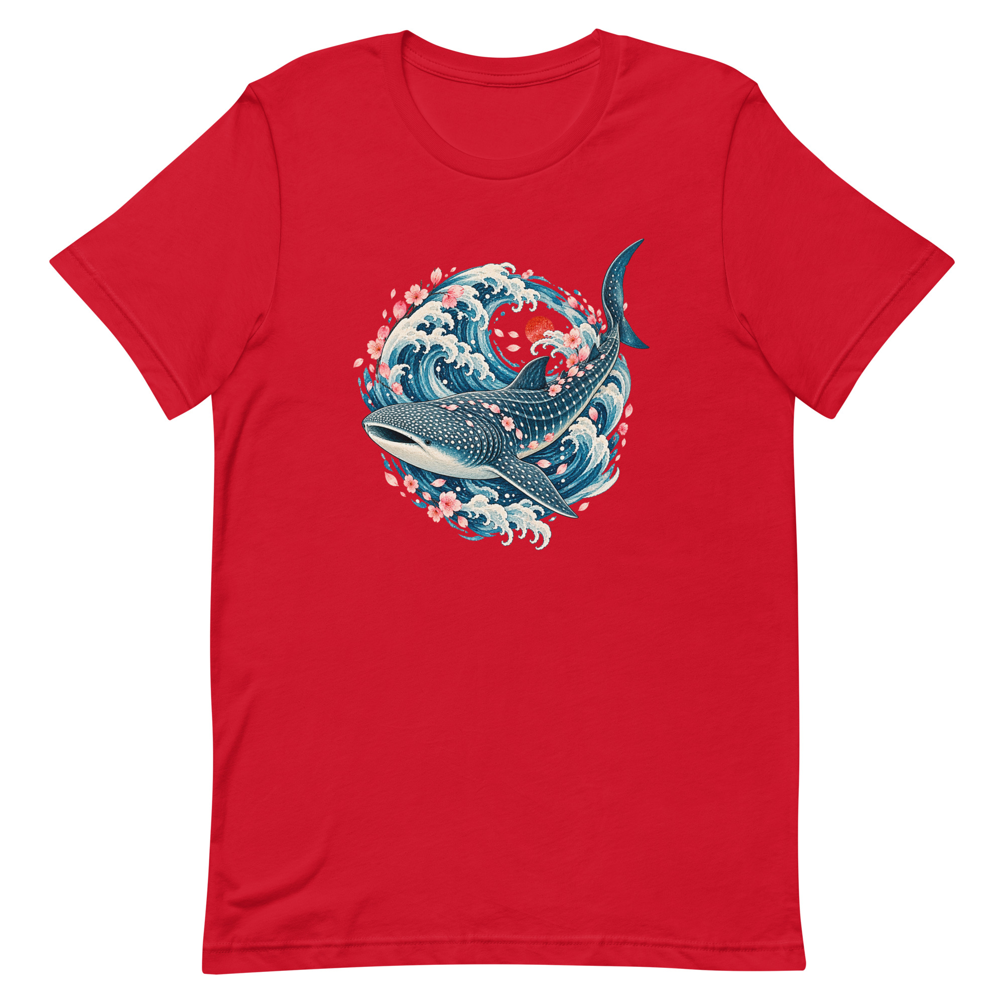 Whale Shark Sakura Current Japanese Art, Japanese Art Tee, Mythology Gift - Image 59
