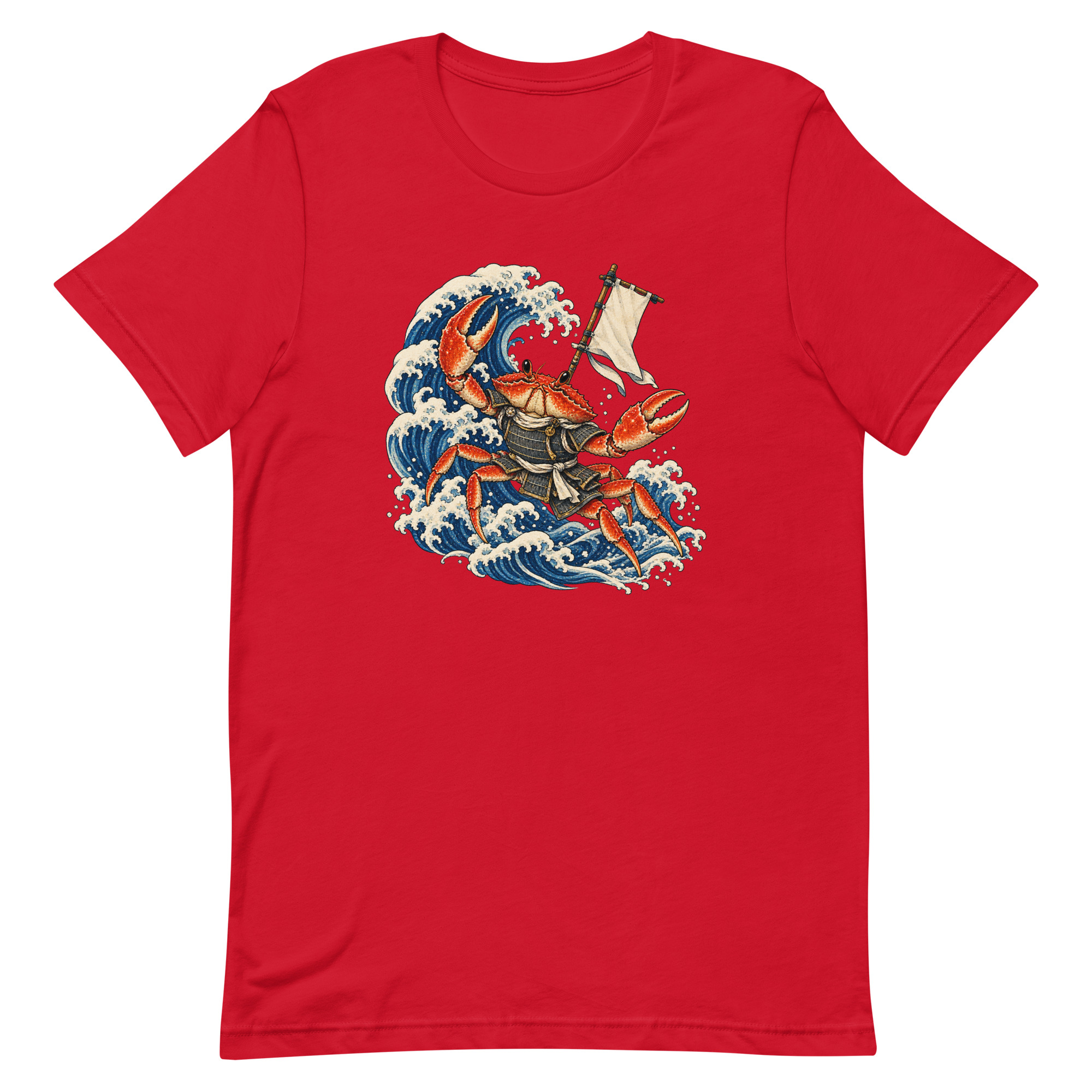 Samurai Crab Great Wave Japanese Warrior Art, Japanese Art Tee, Mythology Gift - Image 59