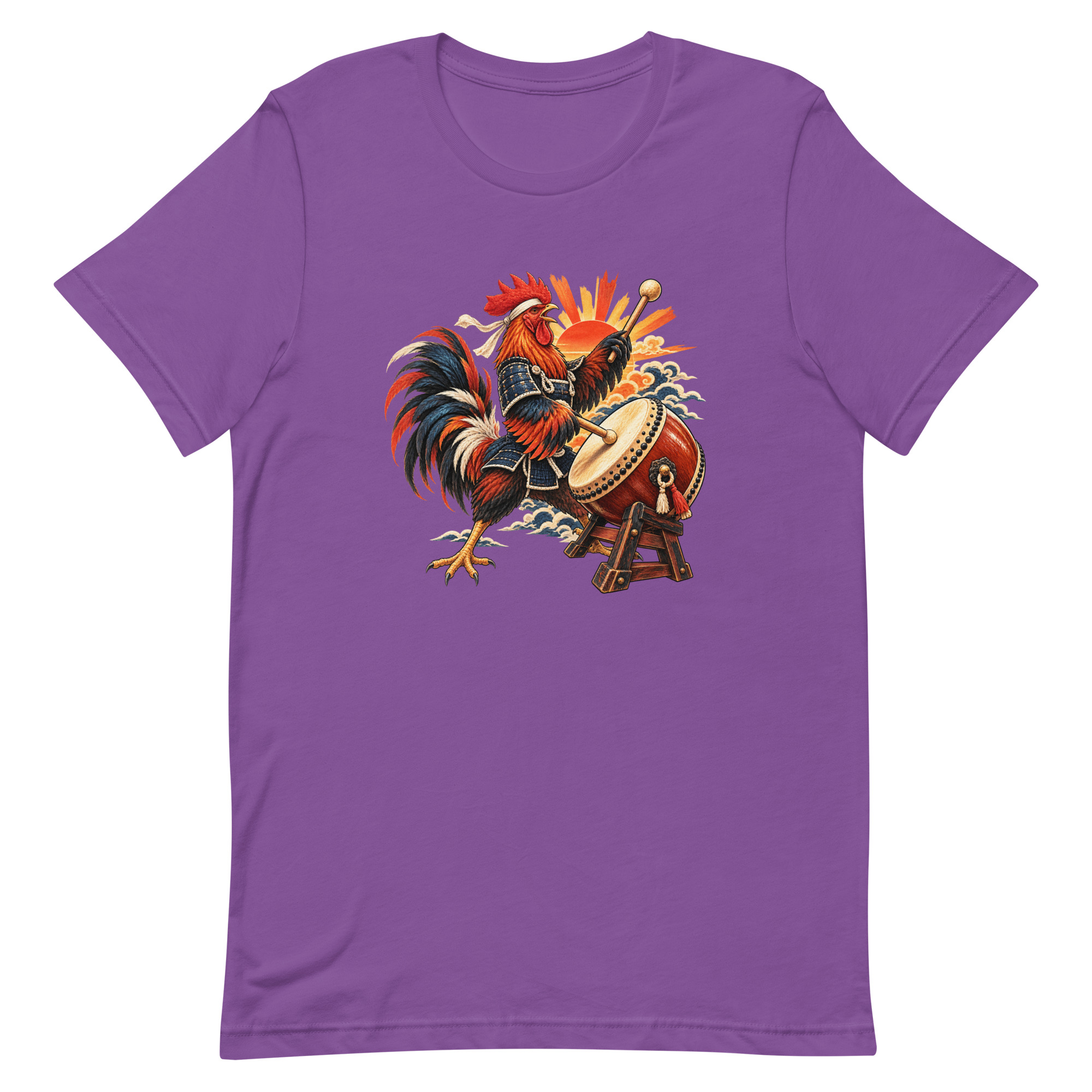 Rooster Samurai Taiko Drum Japanese Art, Japanese Art Tee, Mythology Gift - Image 60