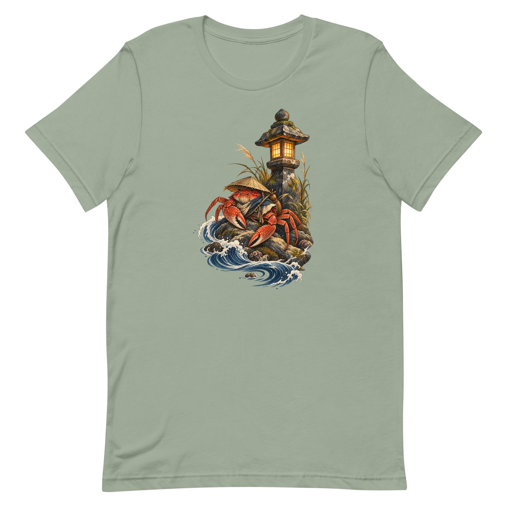 Crab Ronin Lantern Shore Japanese Art, Japanese Art Tee, Mythology Gift - Image 82
