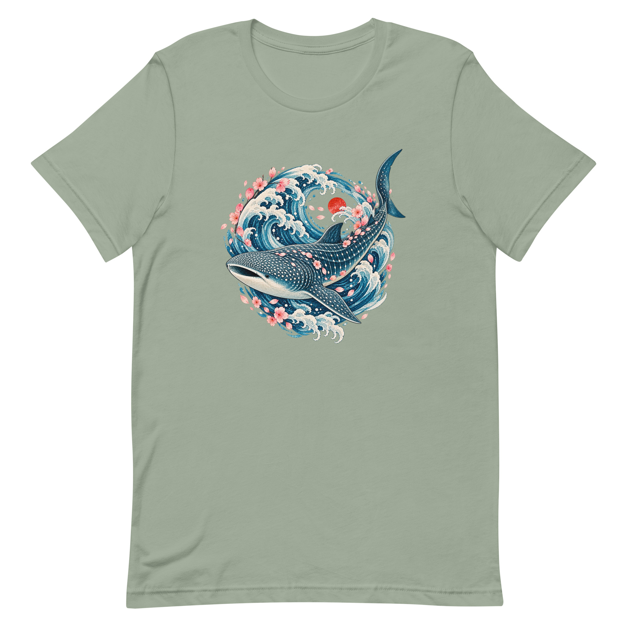 Whale Shark Sakura Current Japanese Art, Japanese Art Tee, Mythology Gift - Image 84