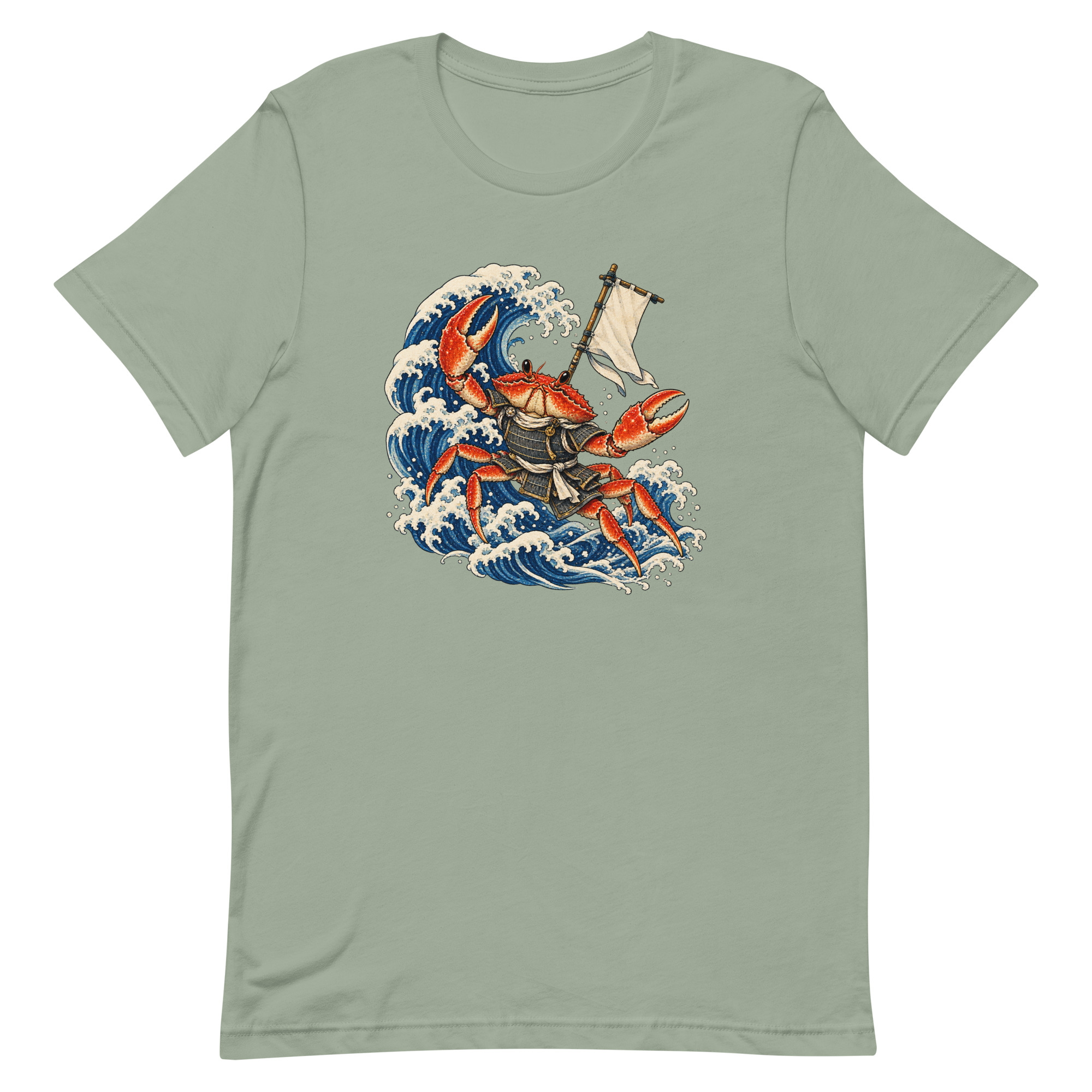 Samurai Crab Great Wave Japanese Warrior Art, Japanese Art Tee, Mythology Gift - Image 84