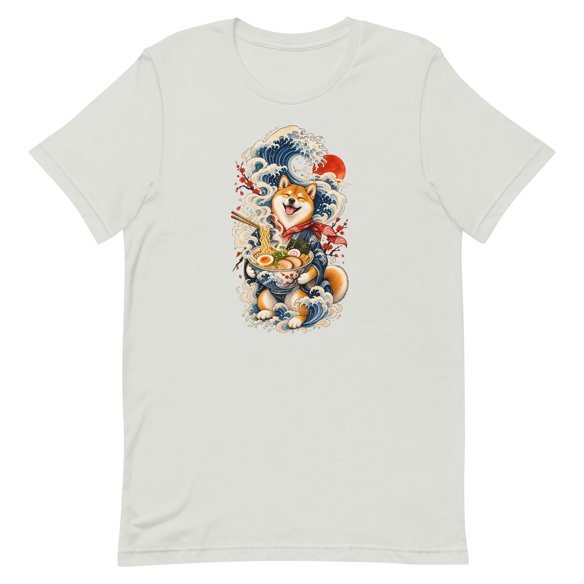 Shiba Inu Ramen Great Wave Japanese Food Art, Japanese Art Tee, Mythology Gift - Image 59