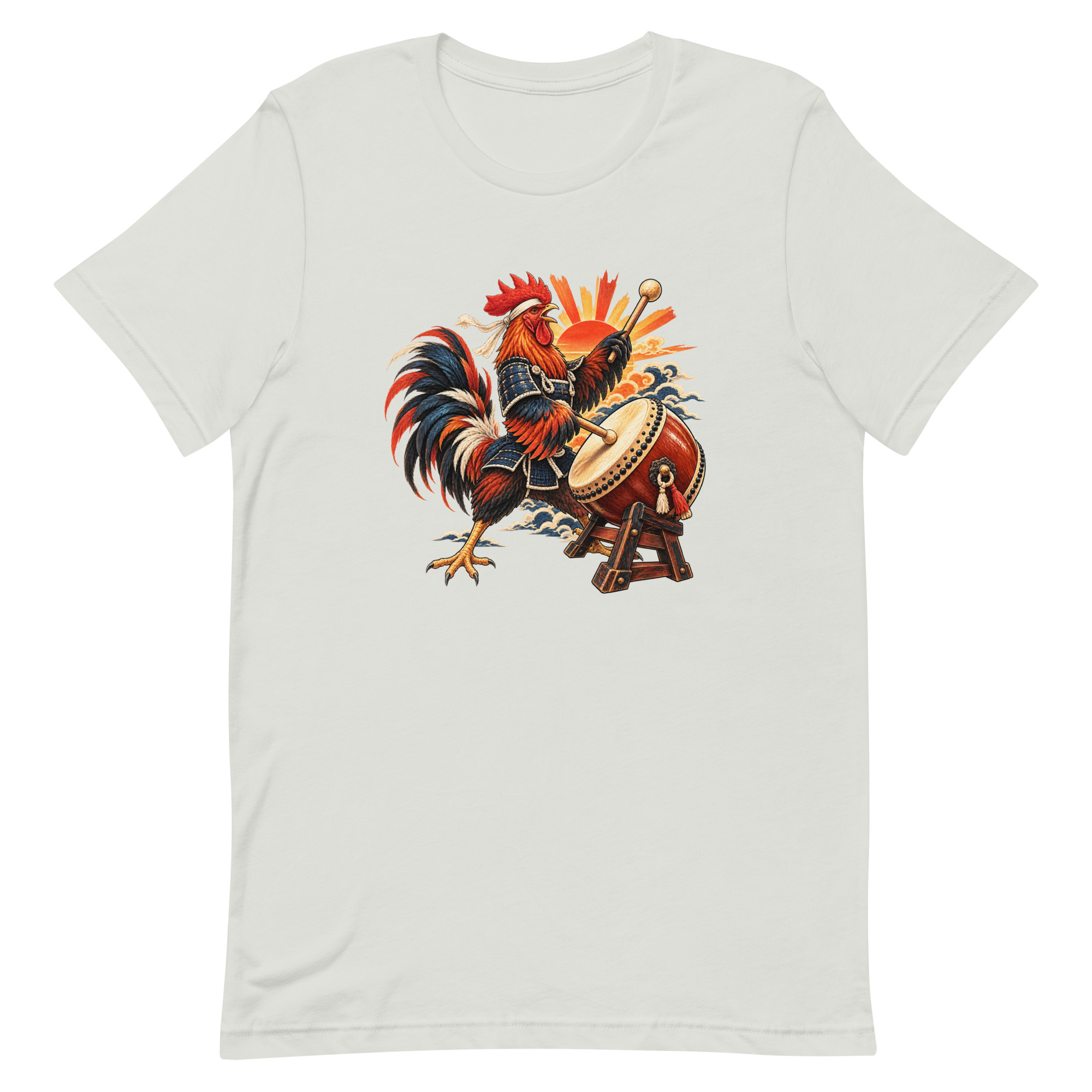 Rooster Samurai Taiko Drum Japanese Art, Japanese Art Tee, Mythology Gift - Image 61