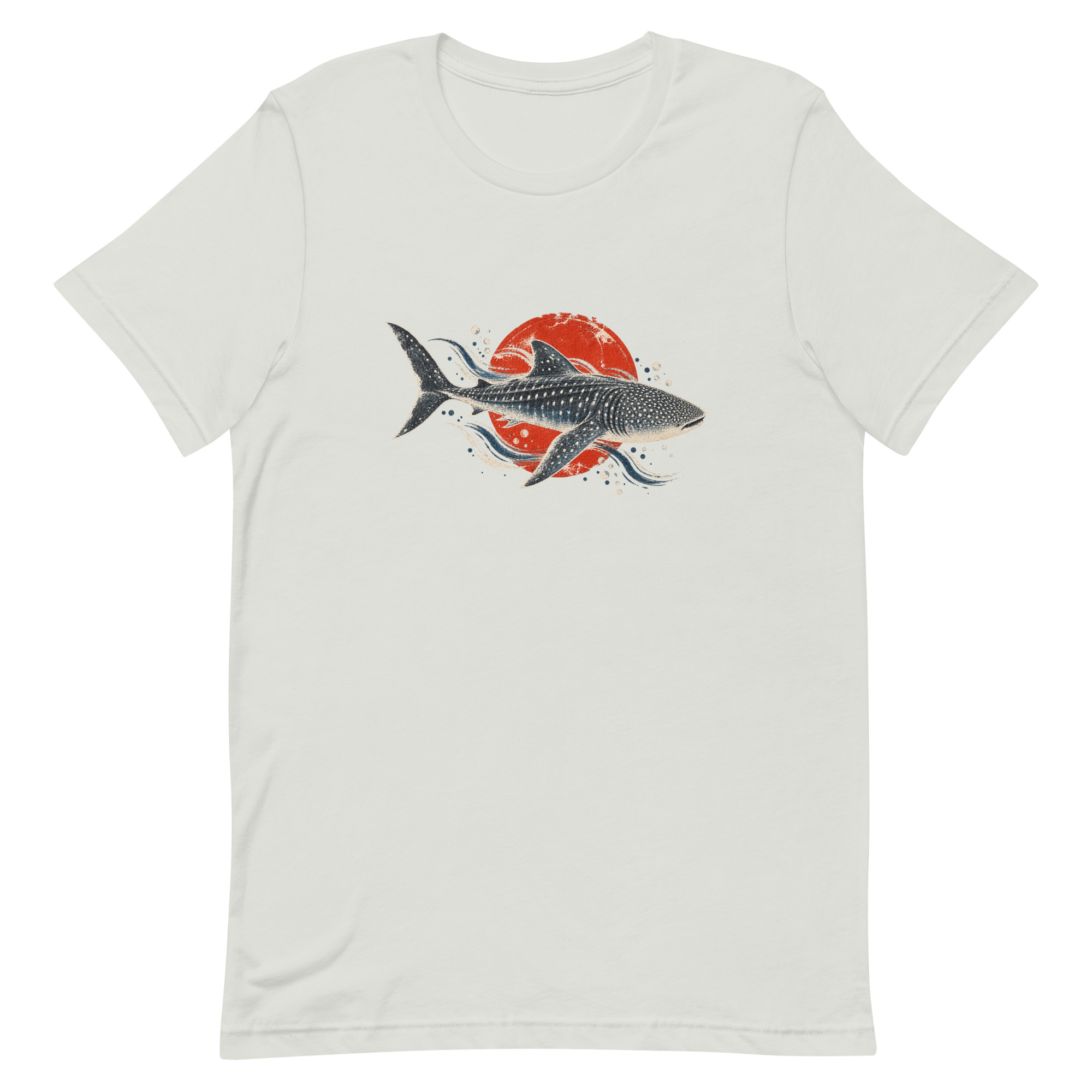 Gyotaku Whale Shark Red Sun Japanese Print, Japanese Art Tee, Mythology Gift - Image 61