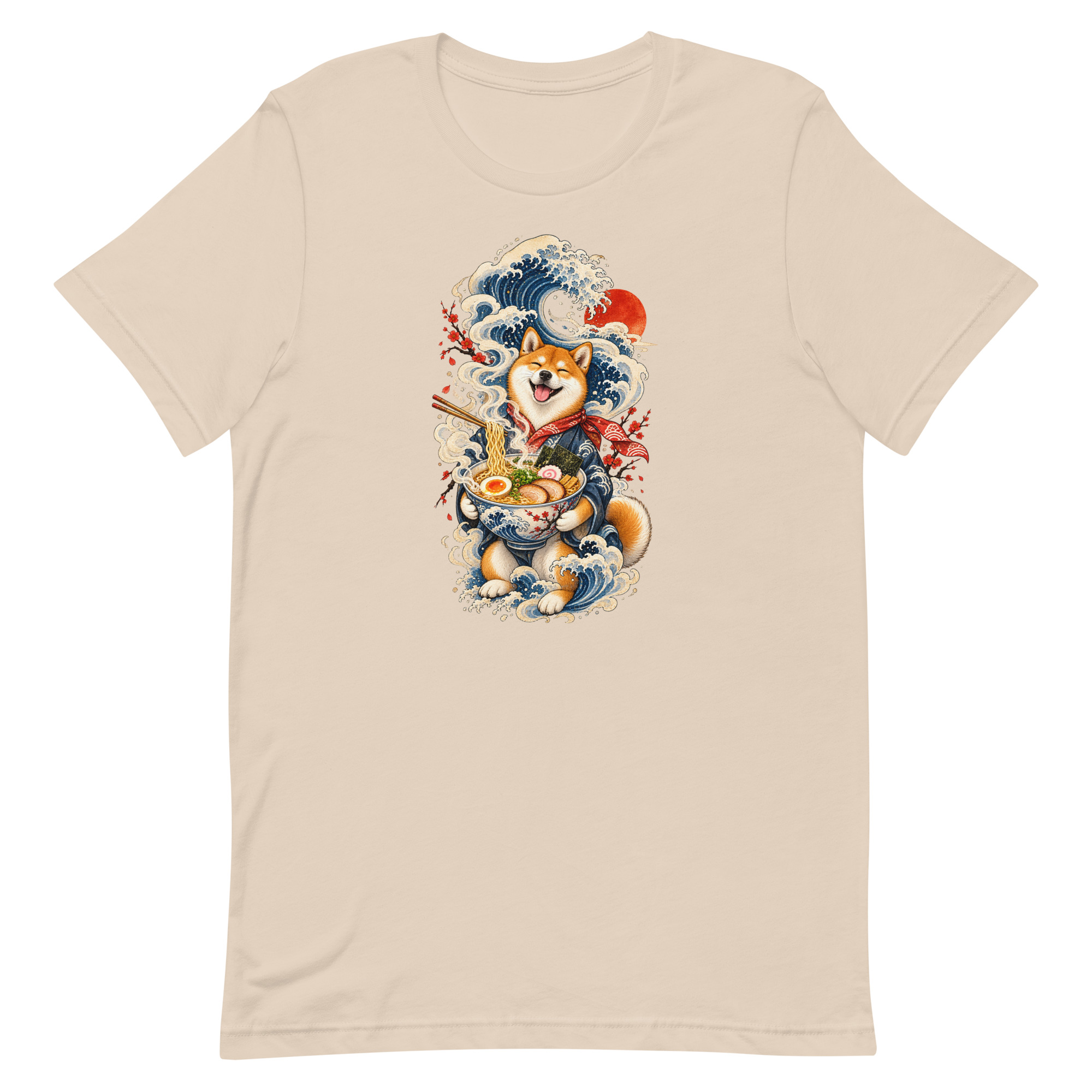 Shiba Inu Ramen Great Wave Japanese Food Art, Japanese Art Tee, Mythology Gift - Image 60