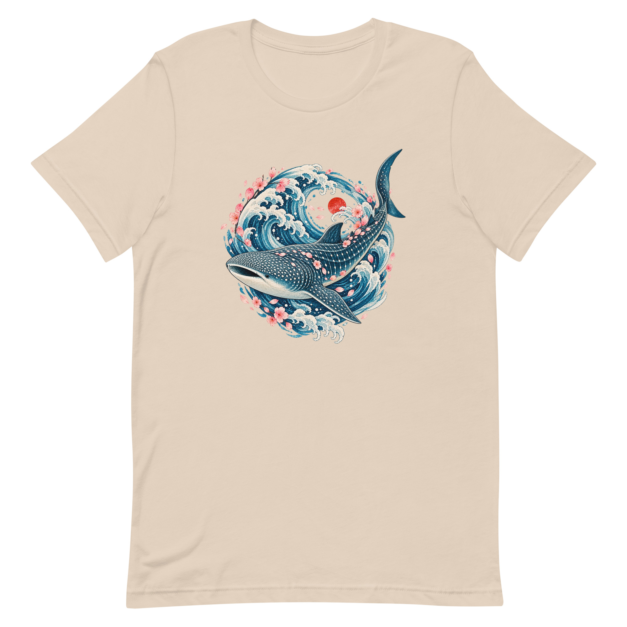 Whale Shark Sakura Current Japanese Art, Japanese Art Tee, Mythology Gift - Image 62