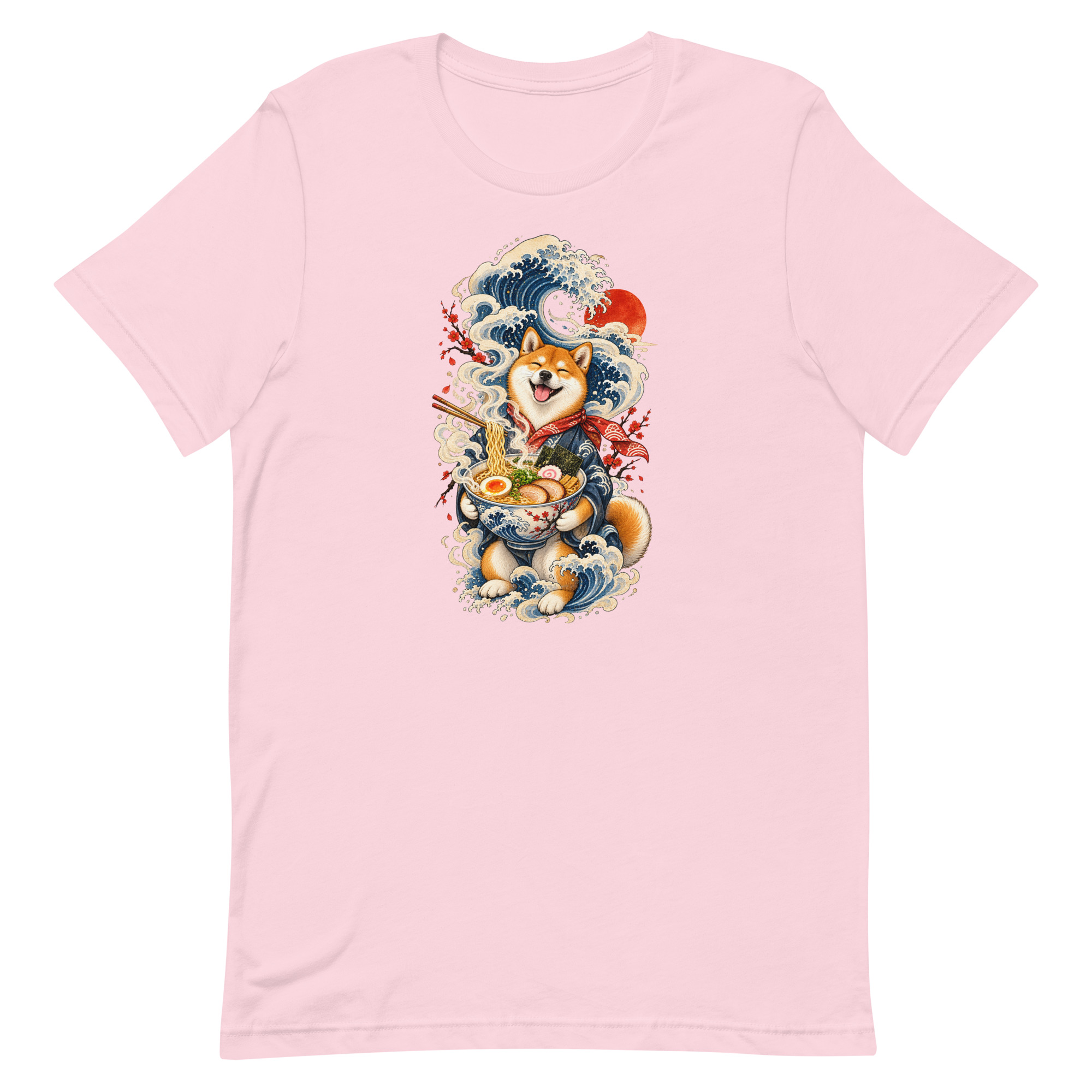Shiba Inu Ramen Great Wave Japanese Food Art, Japanese Art Tee, Mythology Gift - Image 68