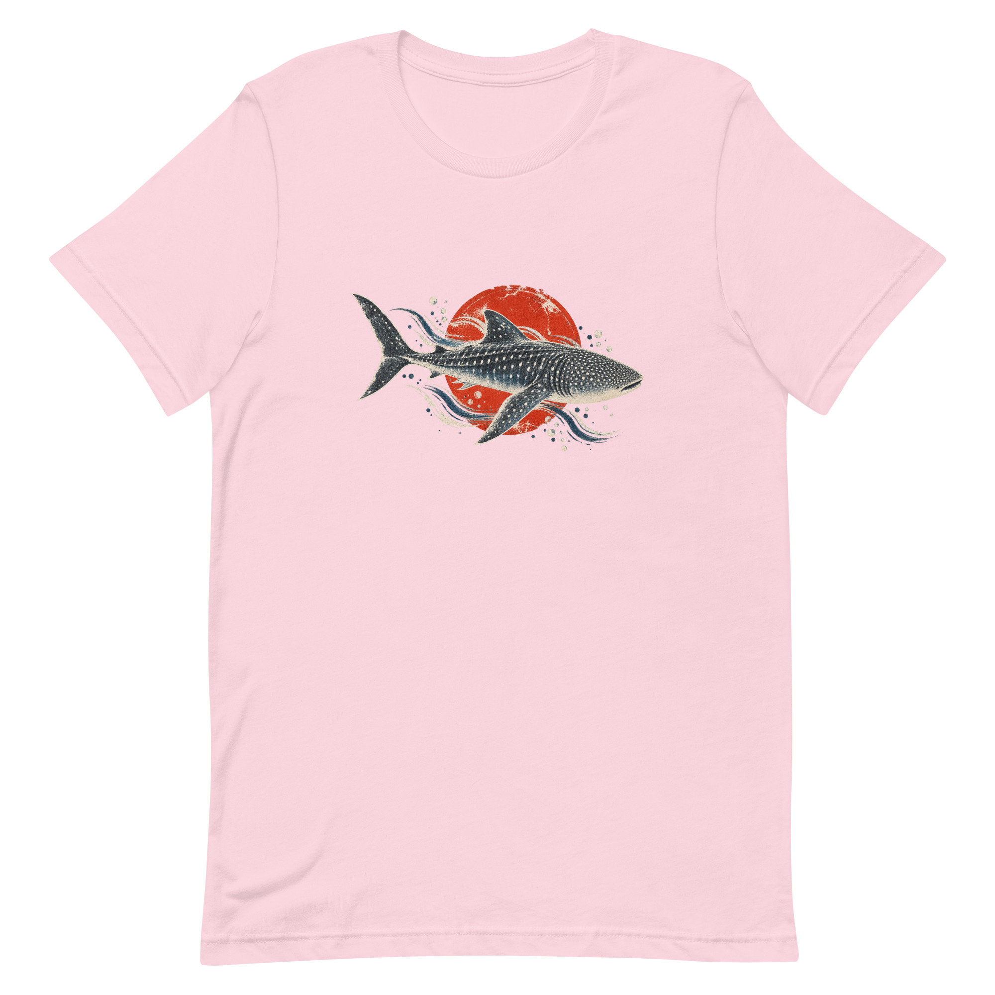 Gyotaku Whale Shark Red Sun Japanese Print, Japanese Art Tee, Mythology Gift - Image 70