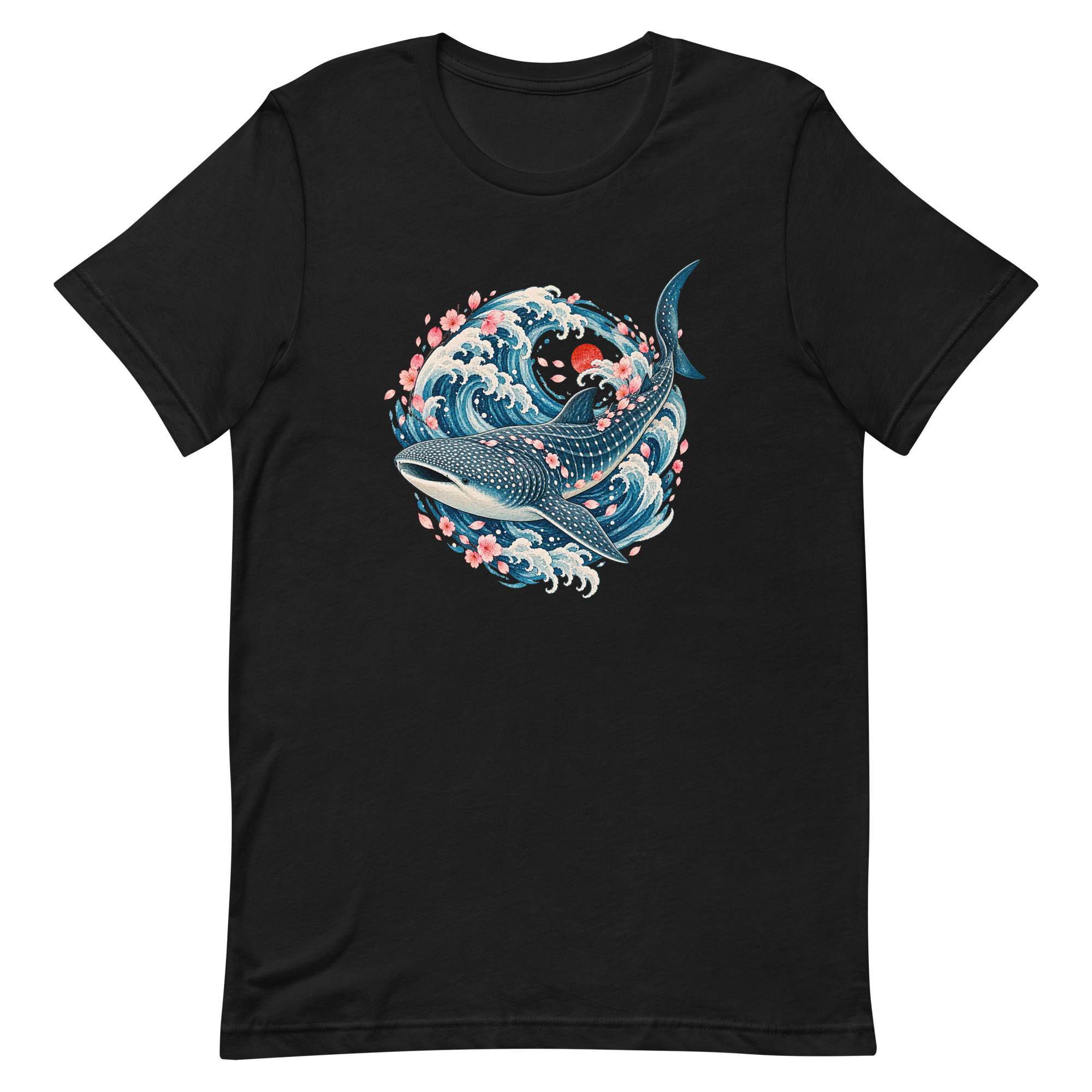 Whale Shark Sakura Current Japanese Art, Japanese Art Tee, Mythology Gift - Image 80
