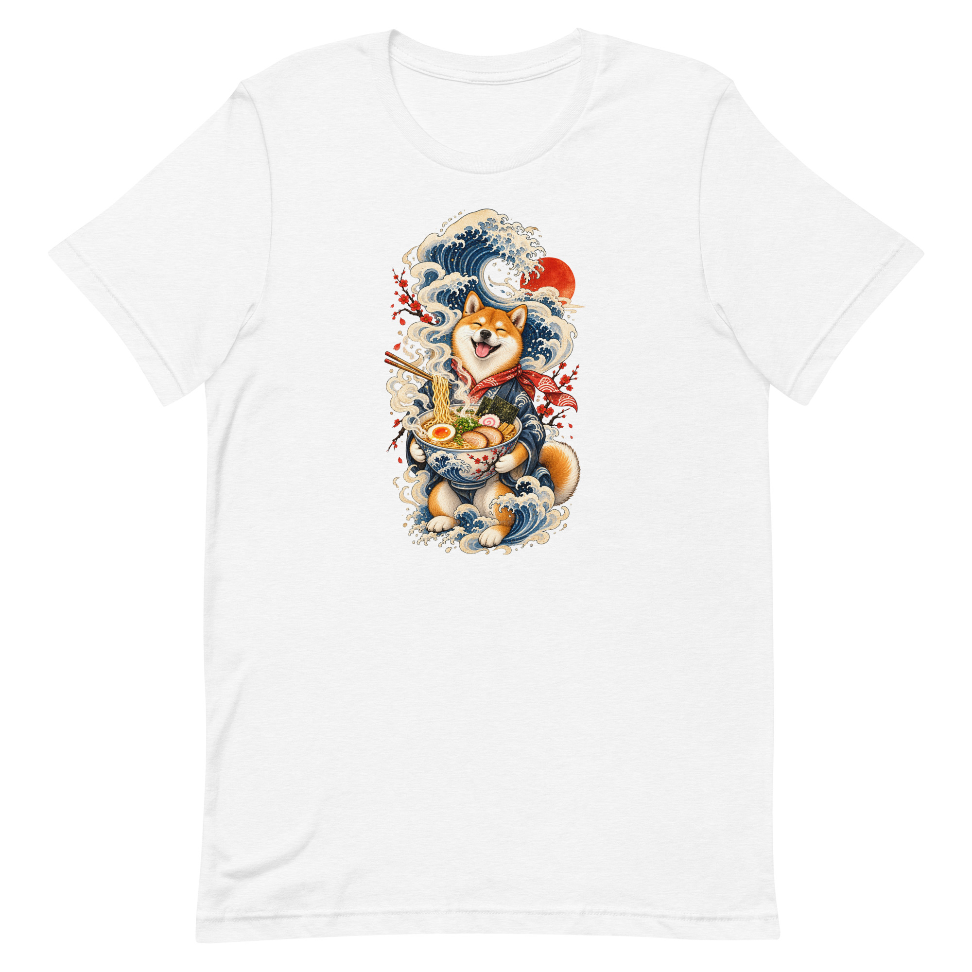 Shiba Inu Ramen Great Wave Japanese Food Art, Japanese Art Tee, Mythology Gift - Image 92
