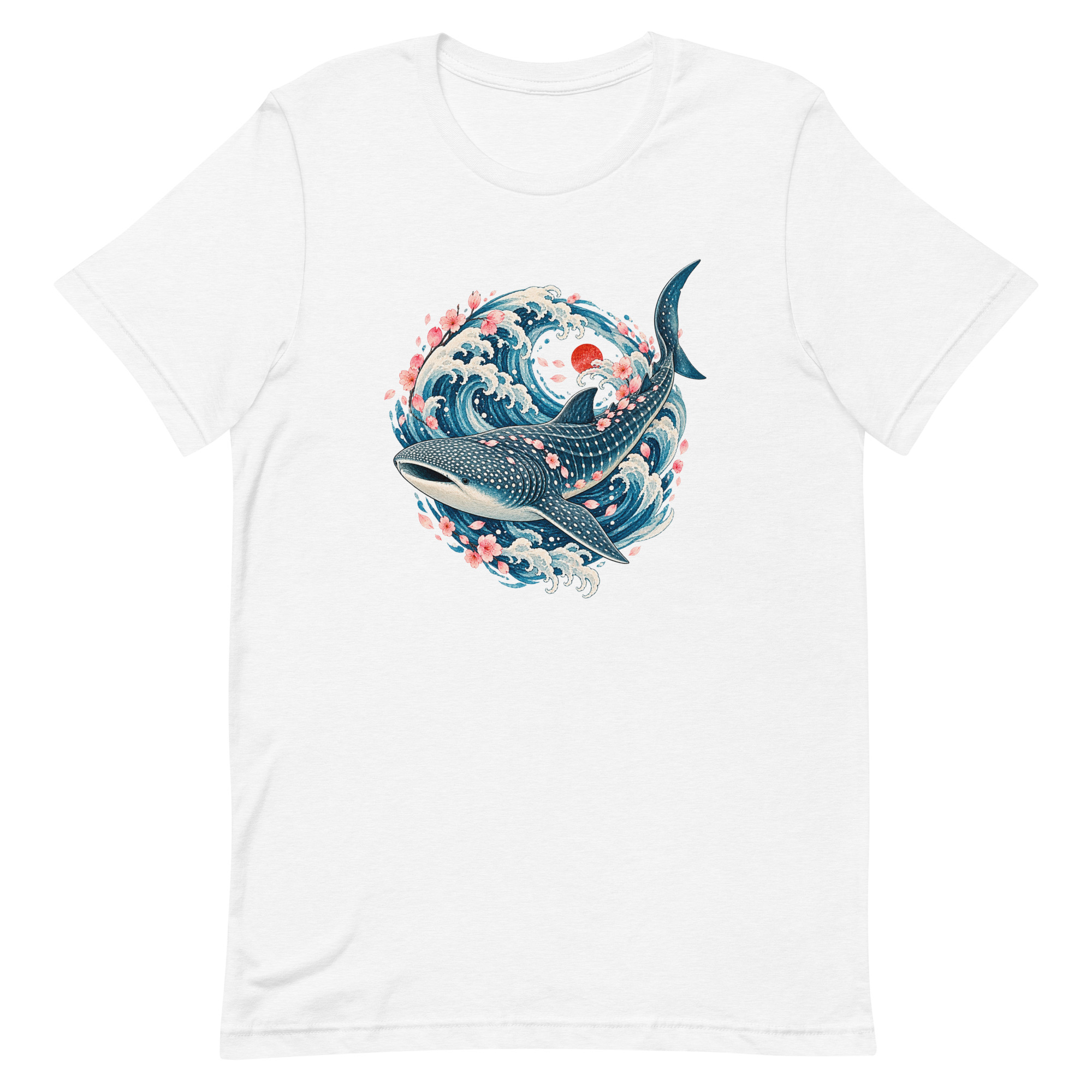 Whale Shark Sakura Current Japanese Art, Japanese Art Tee, Mythology Gift - Image 94