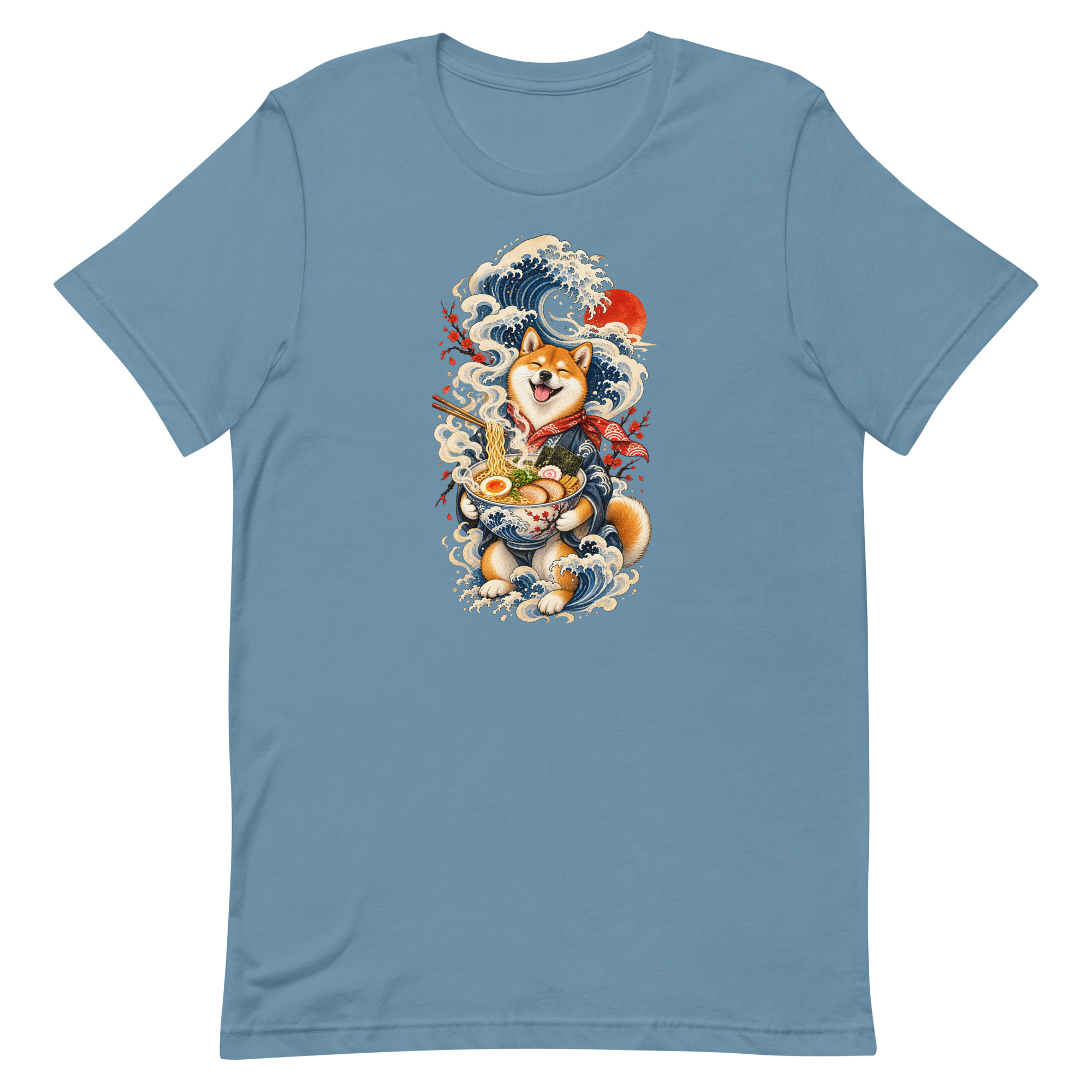Shiba Inu Ramen Great Wave Japanese Food Art, Japanese Art Tee, Mythology Gift - Image 61