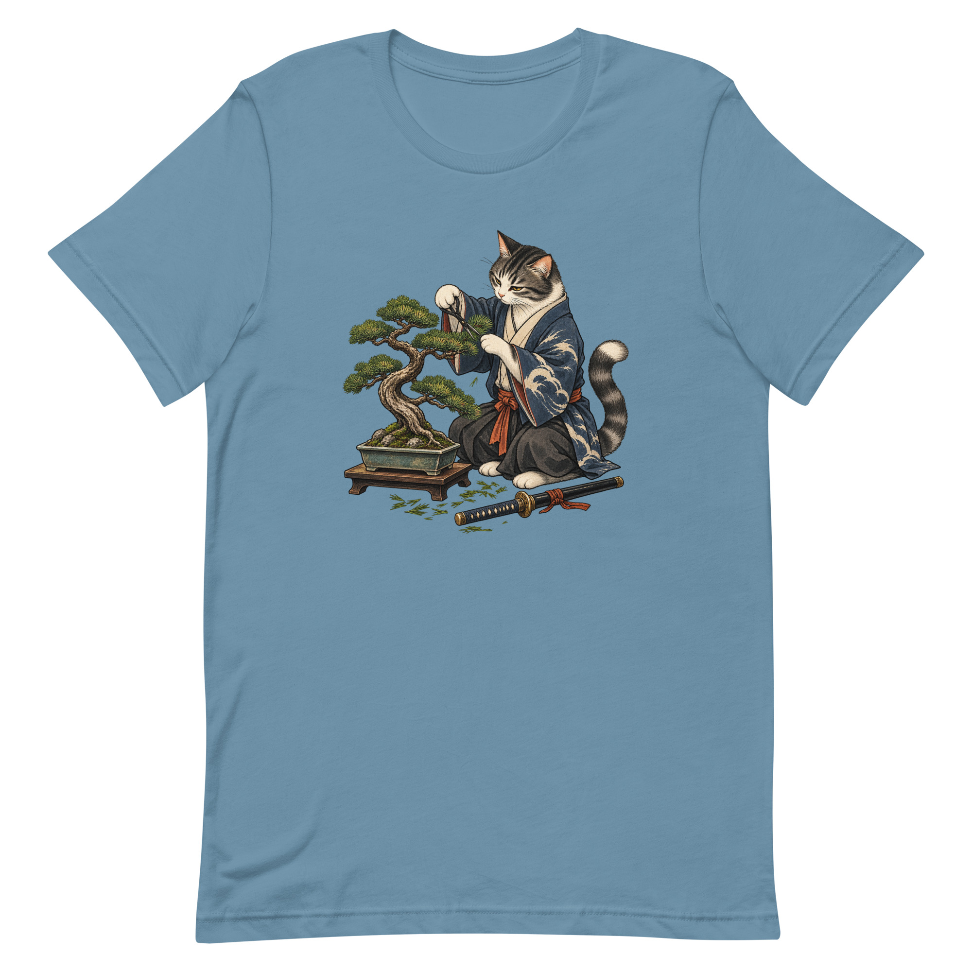 Samurai Cat Bonsai Dojo Japanese Art, Japanese Art Tee, Mythology Gift - Image 63