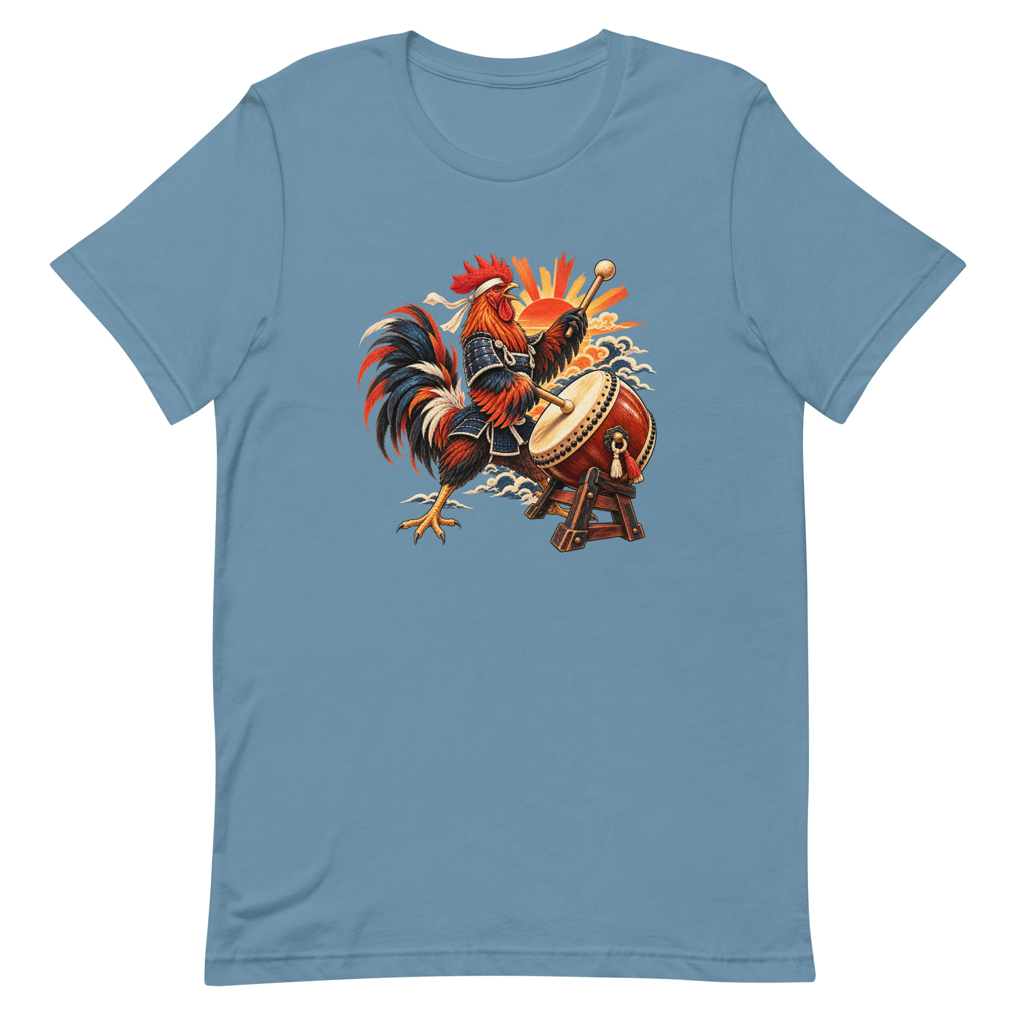 Rooster Samurai Taiko Drum Japanese Art, Japanese Art Tee, Mythology Gift - Image 63