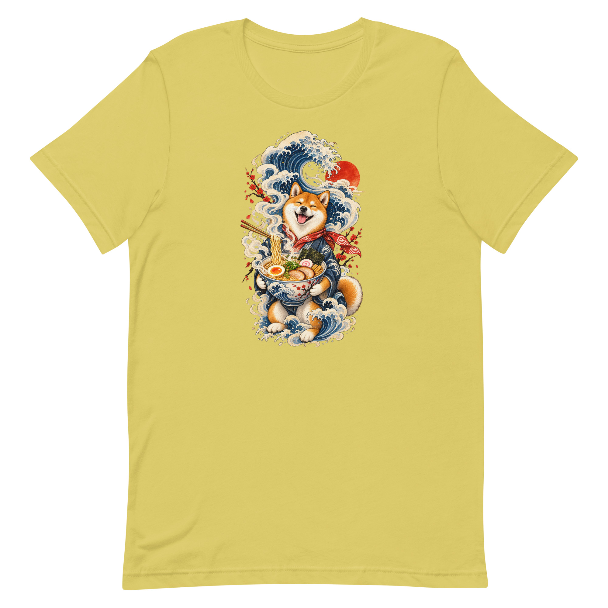 Shiba Inu Ramen Great Wave Japanese Food Art, Japanese Art Tee, Mythology Gift - Image 62