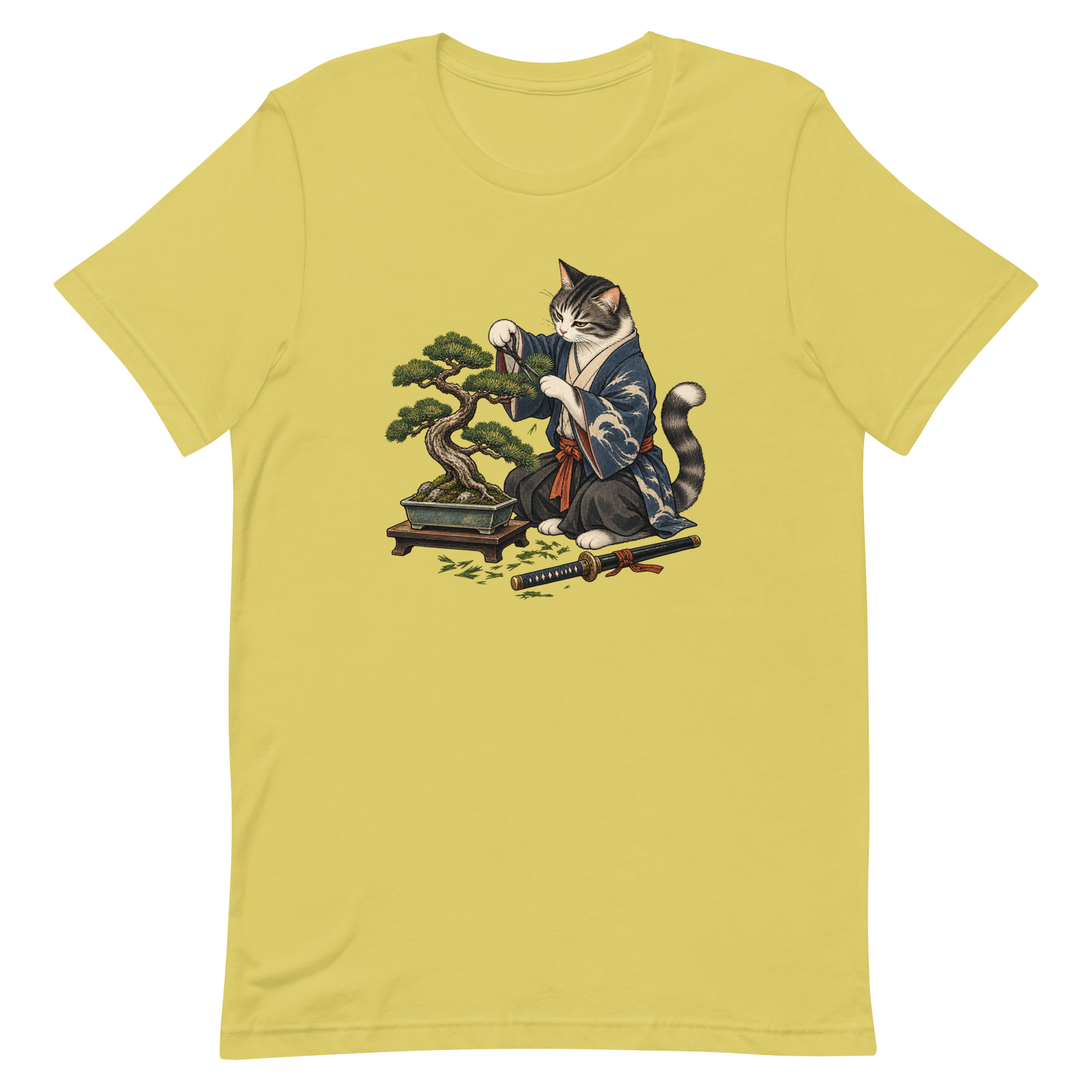 Samurai Cat Bonsai Dojo Japanese Art, Japanese Art Tee, Mythology Gift - Image 64