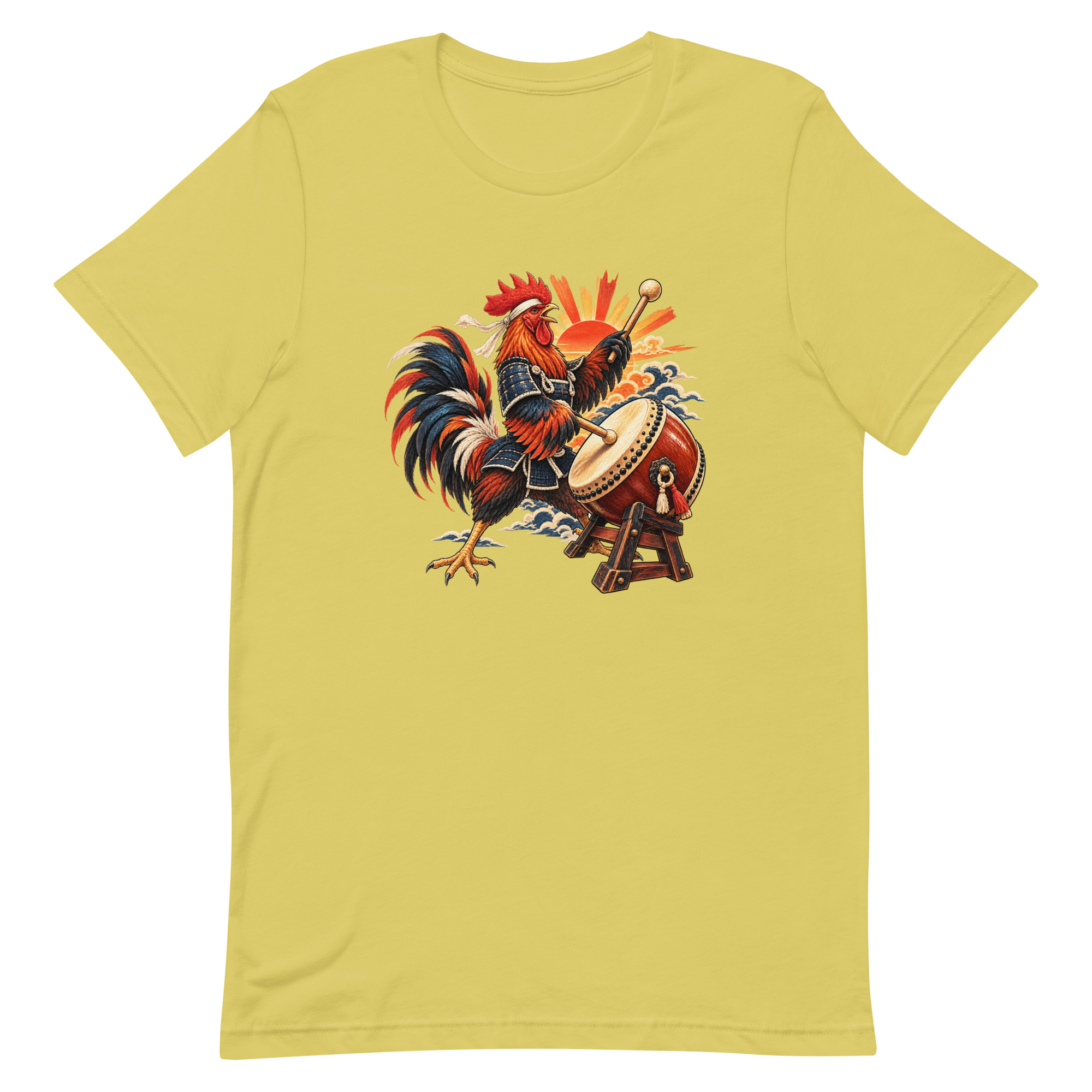 Rooster Samurai Taiko Drum Japanese Art, Japanese Art Tee, Mythology Gift - Image 64