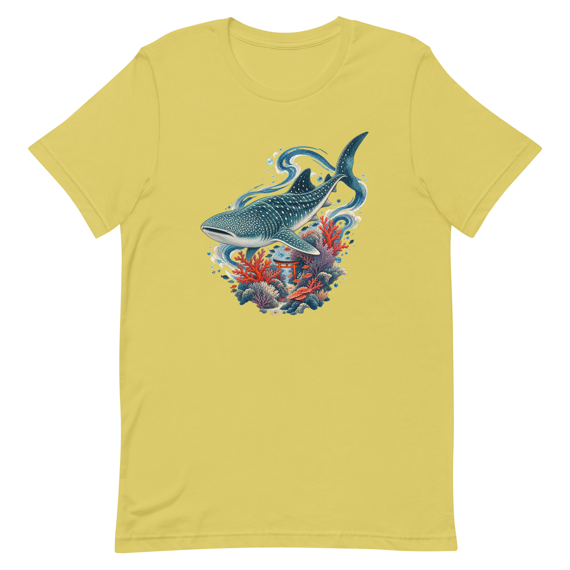 Whale Shark Torii Coral Garden Japanese Art, Japanese Art Tee, Mythology Gift - Image 64