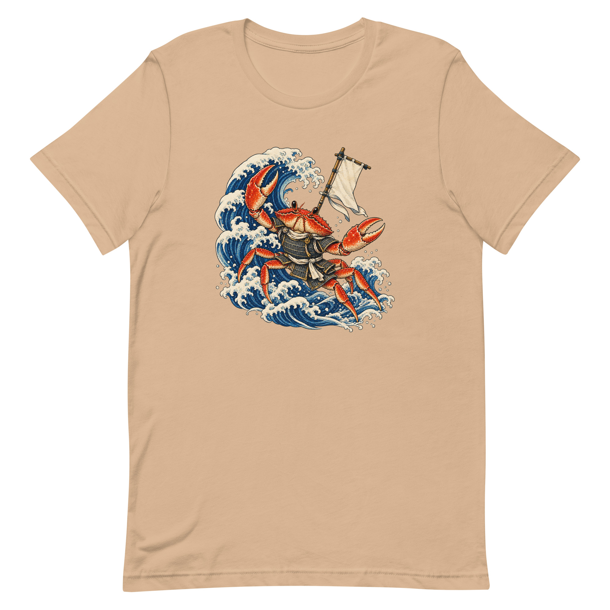 Samurai Crab Great Wave Japanese Warrior Art, Japanese Art Tee, Mythology Gift - Image 65