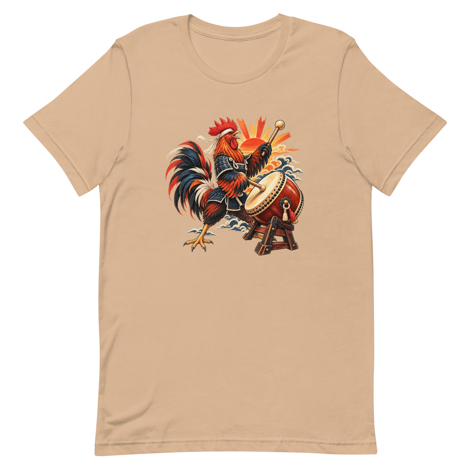Rooster Samurai Taiko Drum Japanese Art, Japanese Art Tee, Mythology Gift - Image 65