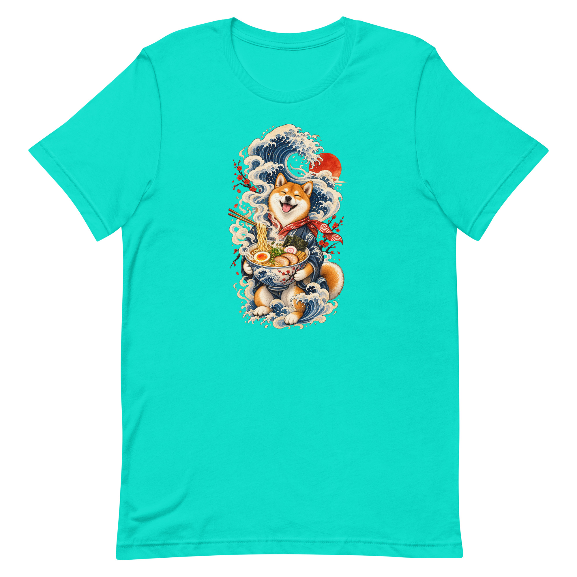 Shiba Inu Ramen Great Wave Japanese Food Art, Japanese Art Tee, Mythology Gift - Image 83