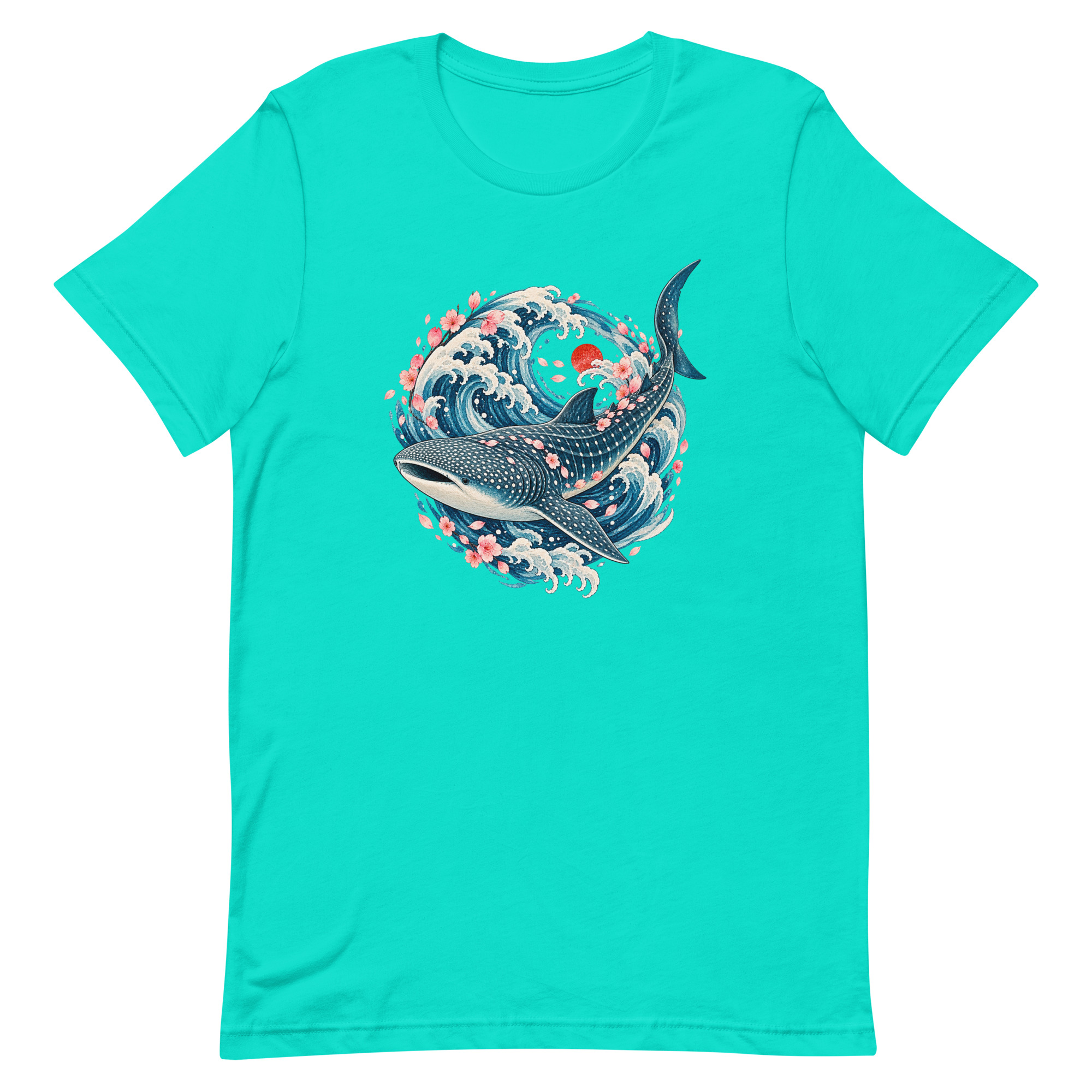 Whale Shark Sakura Current Japanese Art, Japanese Art Tee, Mythology Gift - Image 85