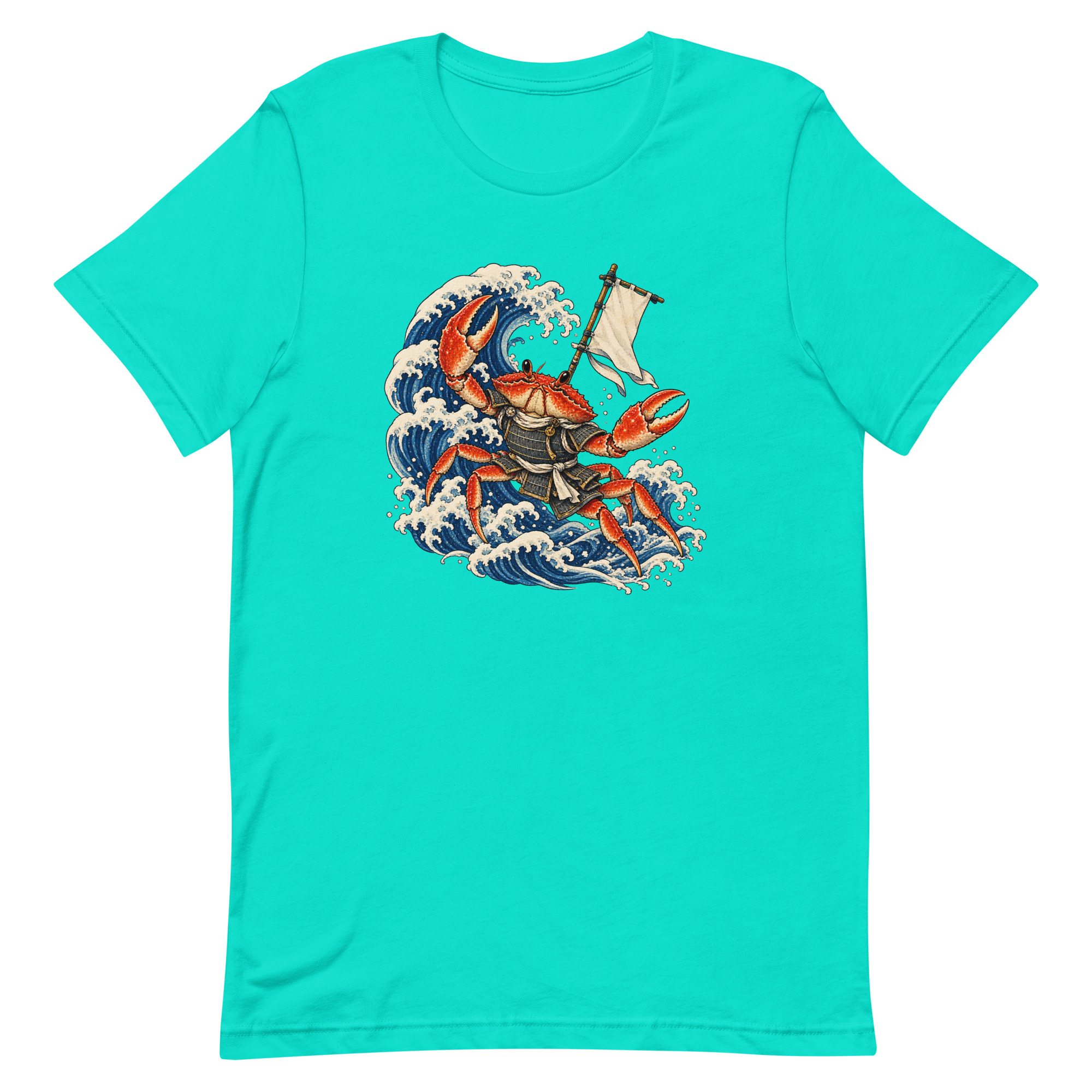 Samurai Crab Great Wave Japanese Warrior Art, Japanese Art Tee, Mythology Gift - Image 85
