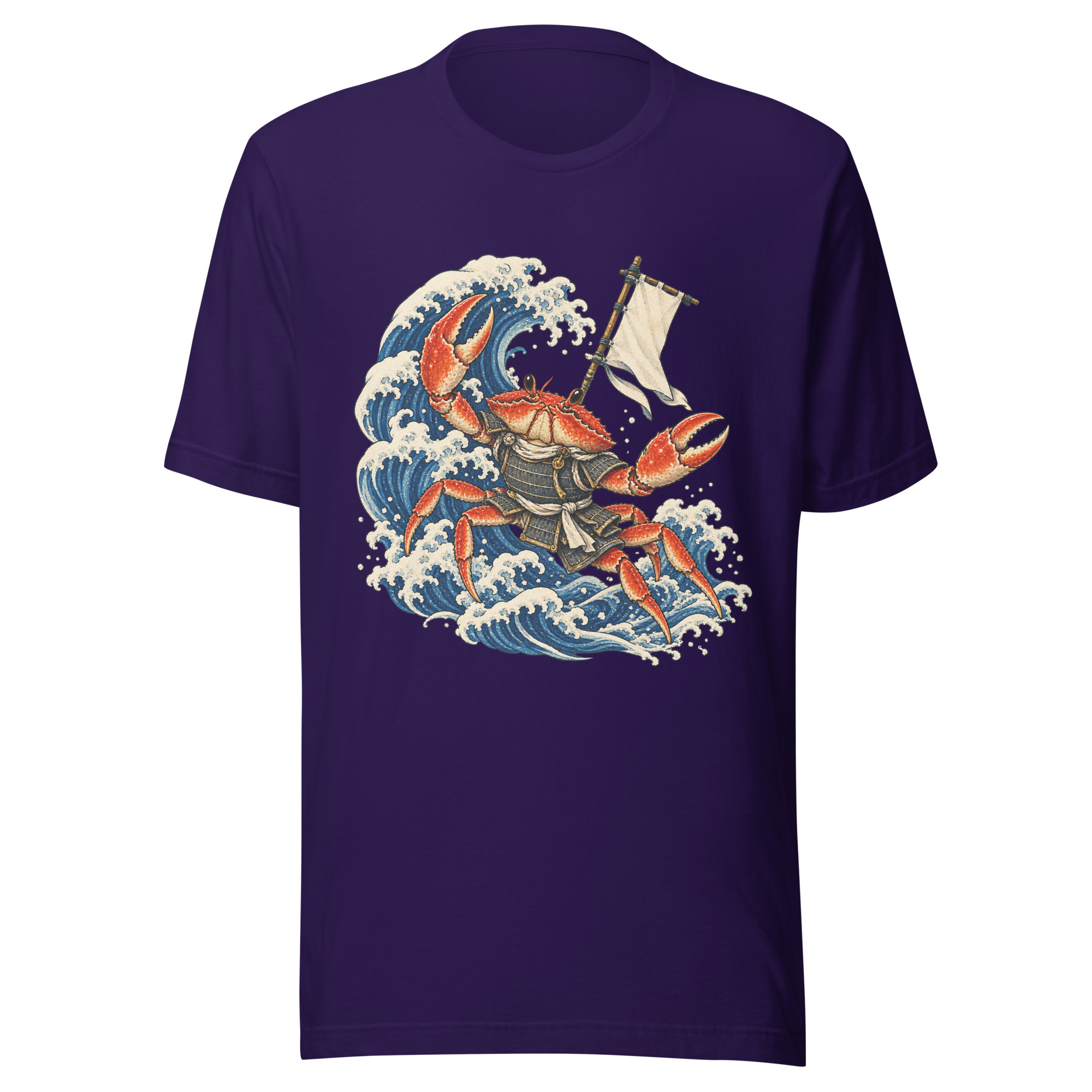 Samurai Crab Great Wave Japanese Warrior Art, Japanese Art Tee, Mythology Gift - Image 99