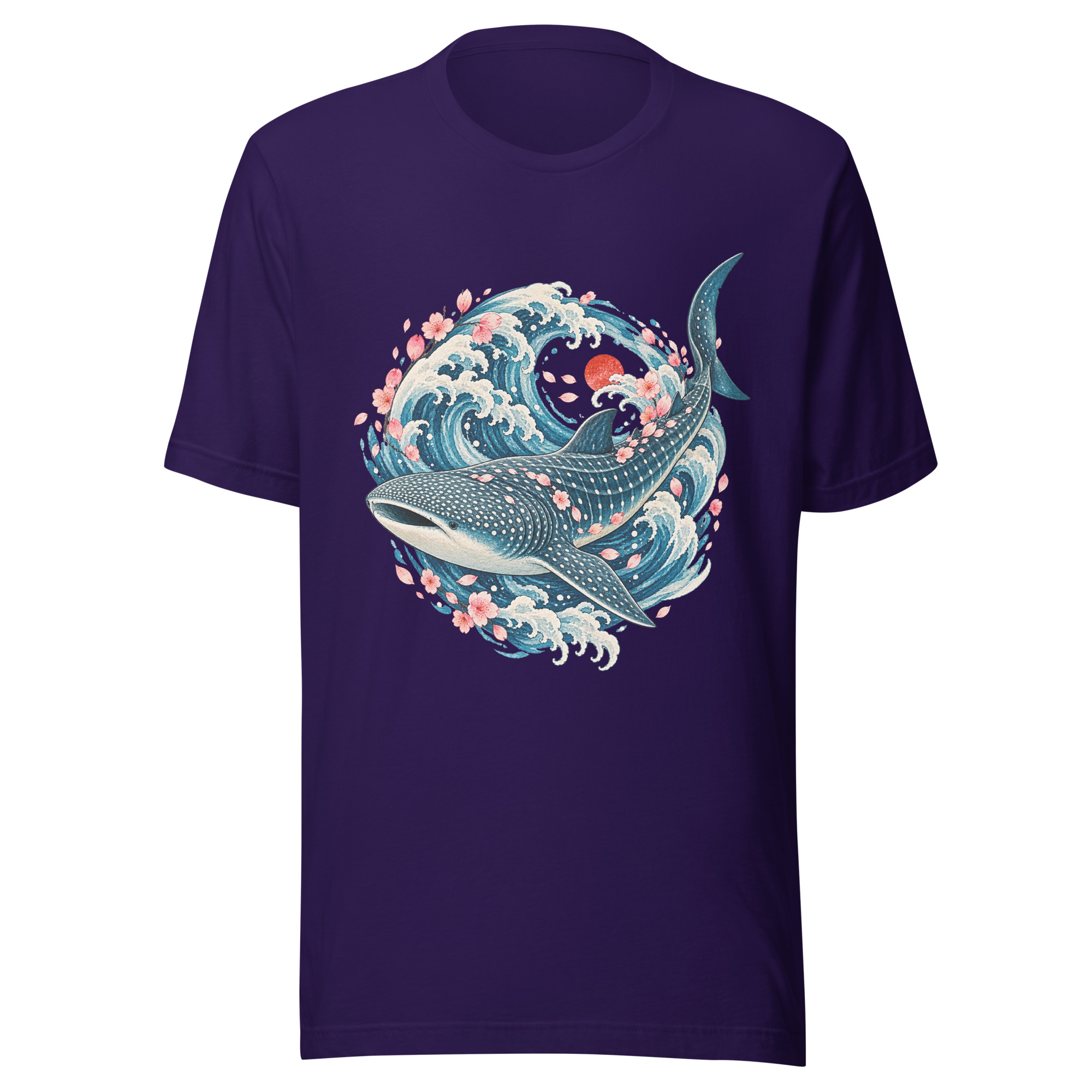 Whale Shark Sakura Current Japanese Art, Japanese Art Tee, Mythology Gift - Image 99