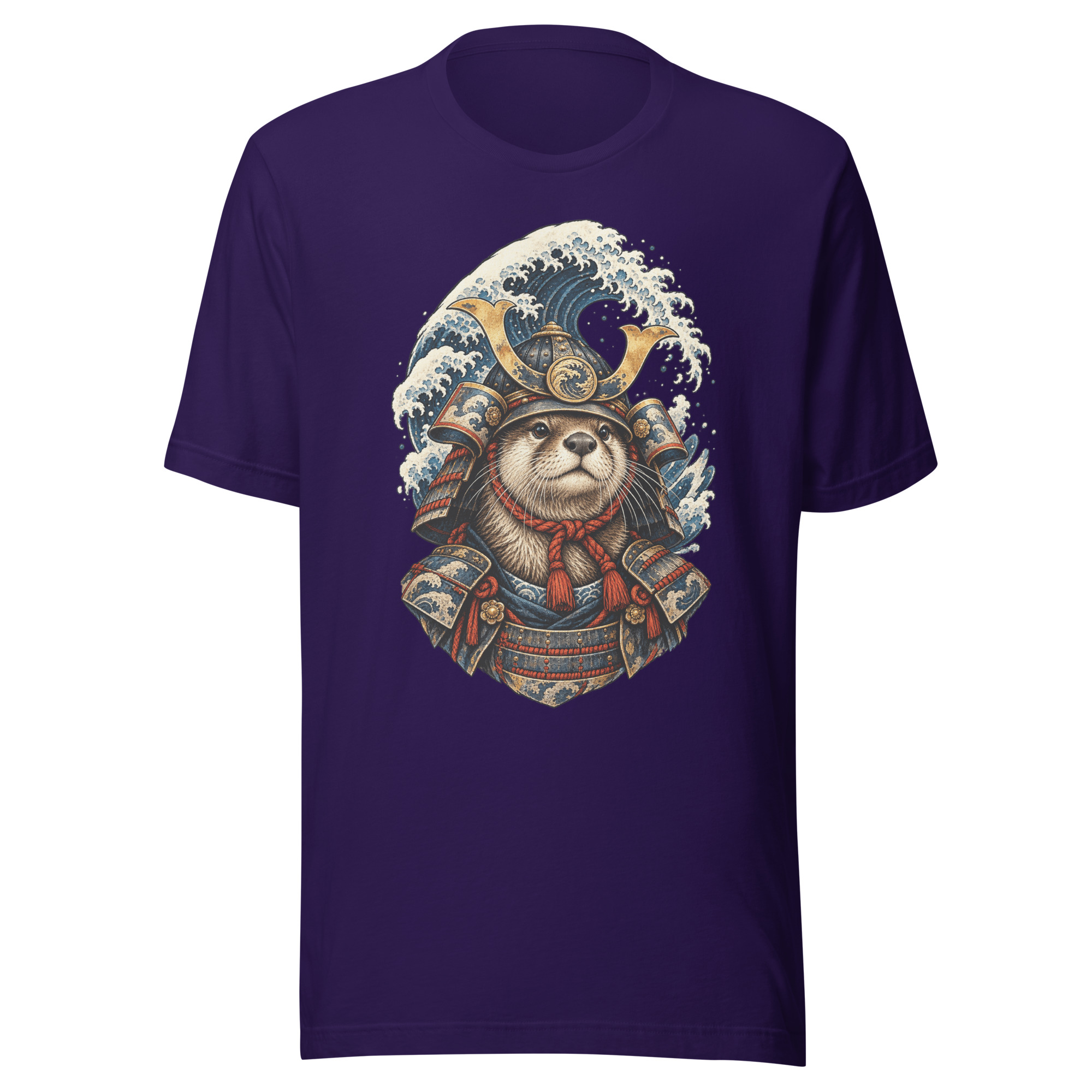 Otter Kabuto Great Wave Japanese Samurai Animal Art - Image 49