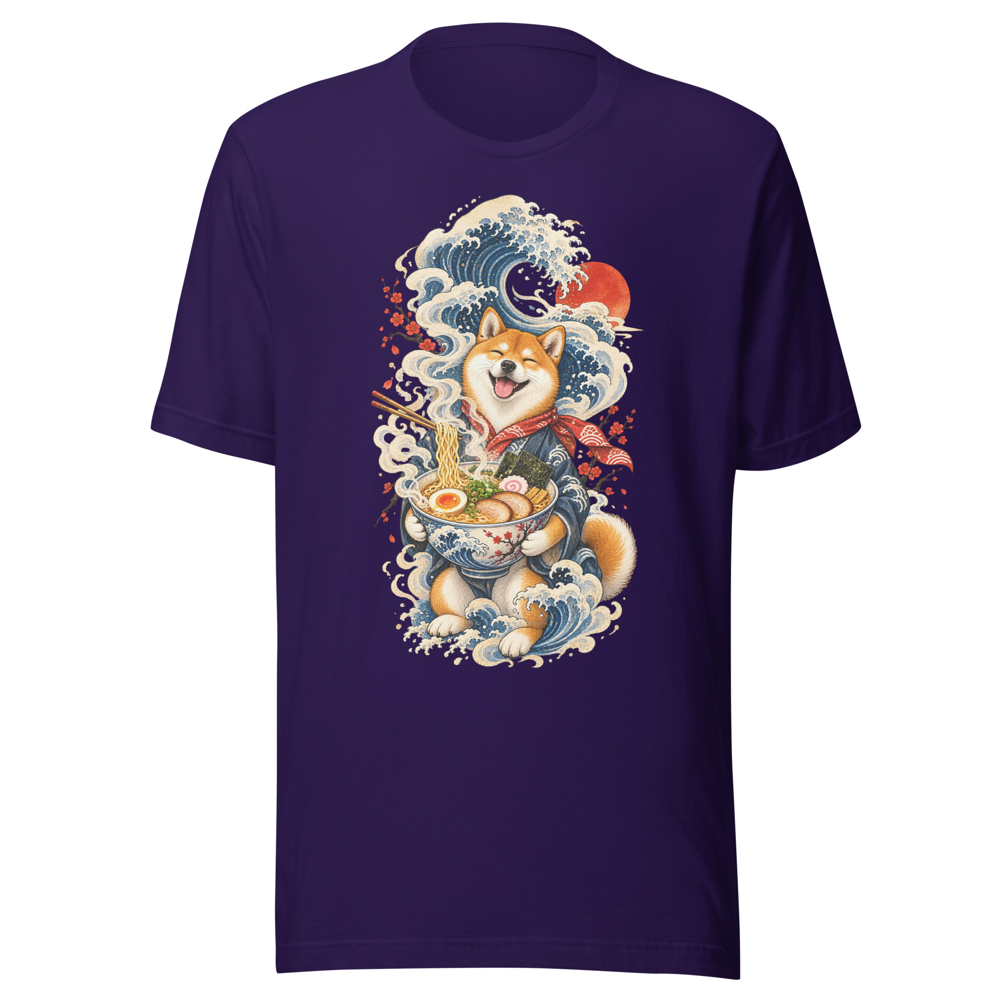 Shiba Inu Ramen Great Wave Japanese Food Art, Japanese Art Tee, Mythology Gift - Image 152