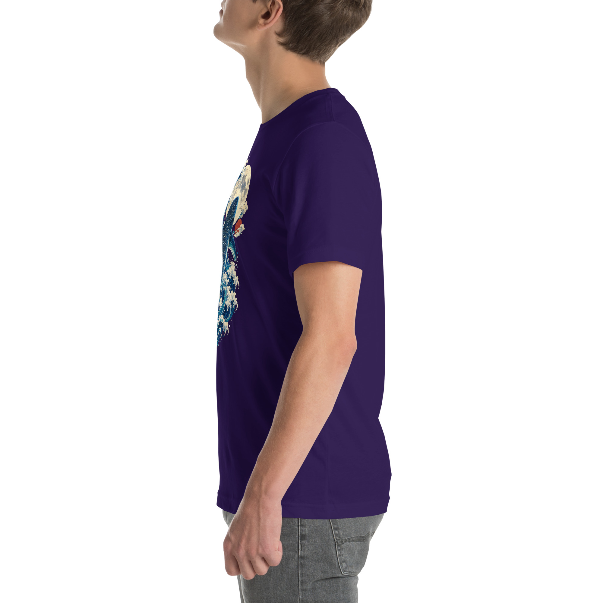 Whale Shark Great Wave Moon Japanese Art, Japanese Art Tee, Mythology Gift - Image 98