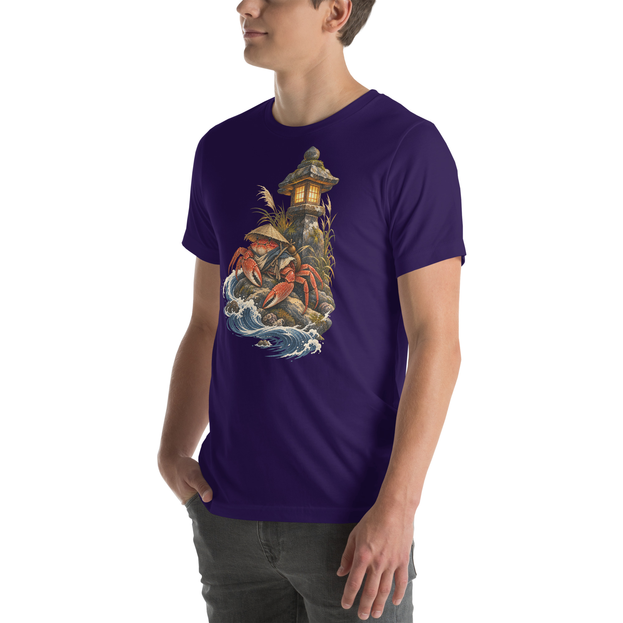 Crab Ronin Lantern Shore Japanese Art, Japanese Art Tee, Mythology Gift - Image 100