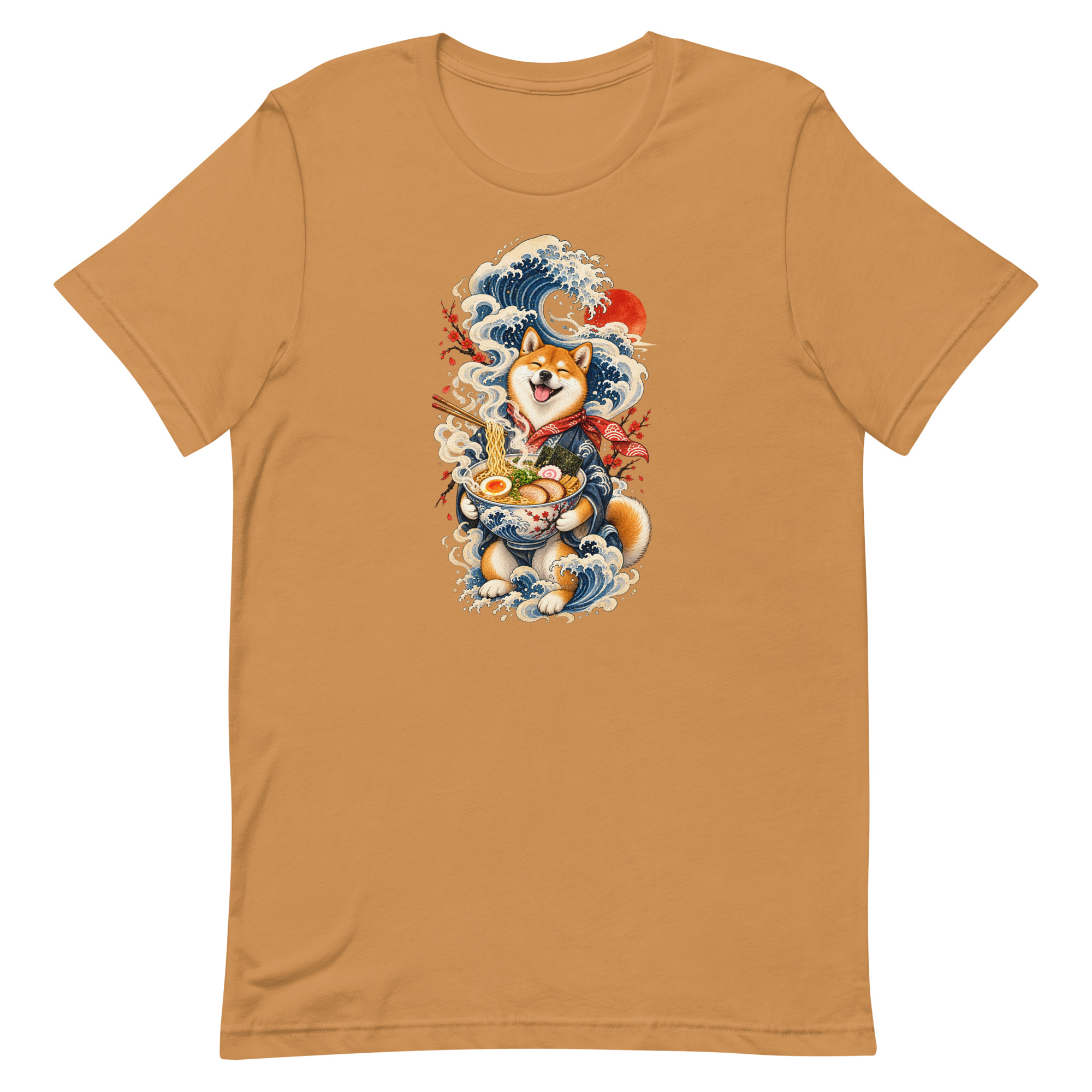 Shiba Inu Ramen Great Wave Japanese Food Art, Japanese Art Tee, Mythology Gift - Image 64