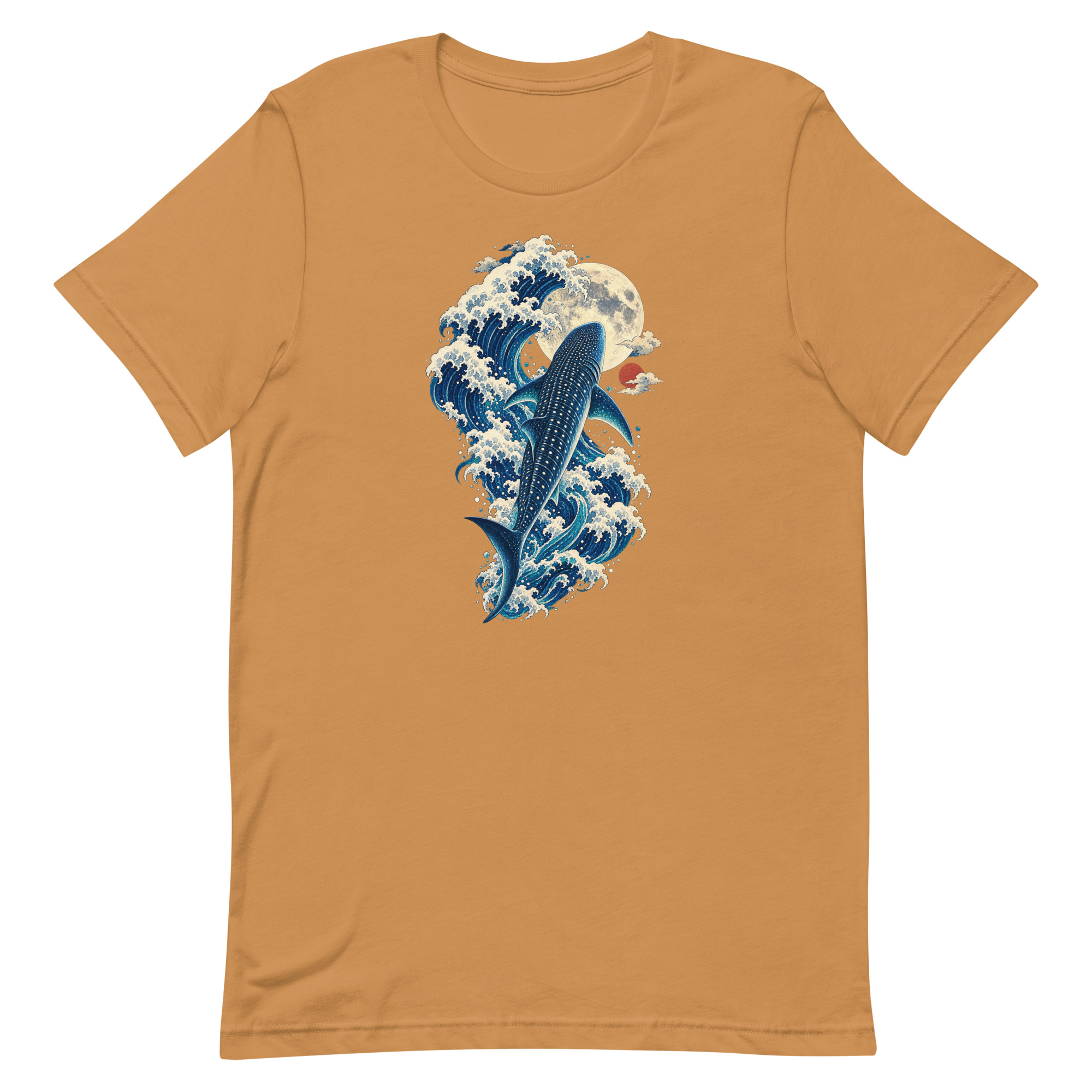 Whale Shark Great Wave Moon Japanese Art, Japanese Art Tee, Mythology Gift - Image 64