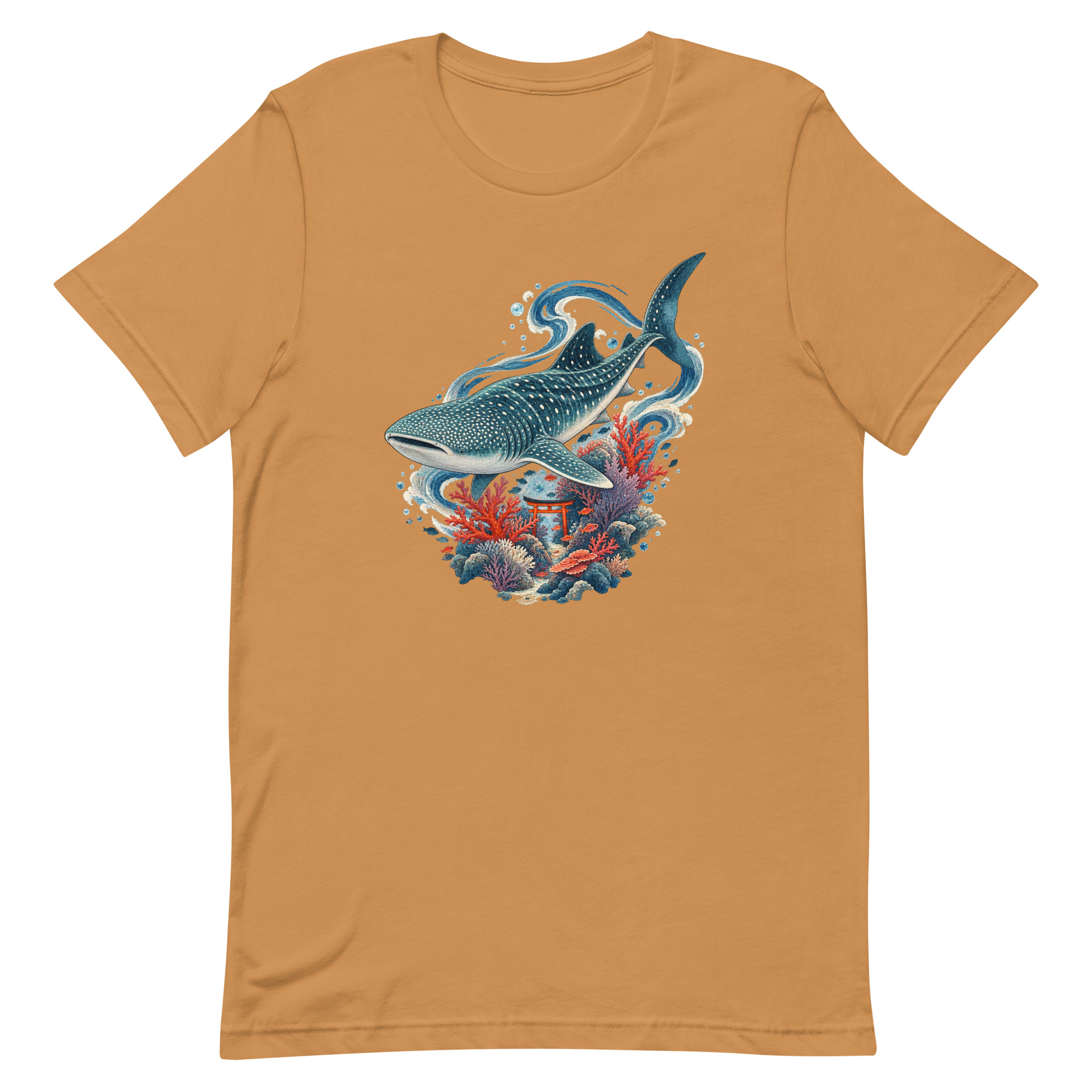 Whale Shark Torii Coral Garden Japanese Art, Japanese Art Tee, Mythology Gift - Image 66