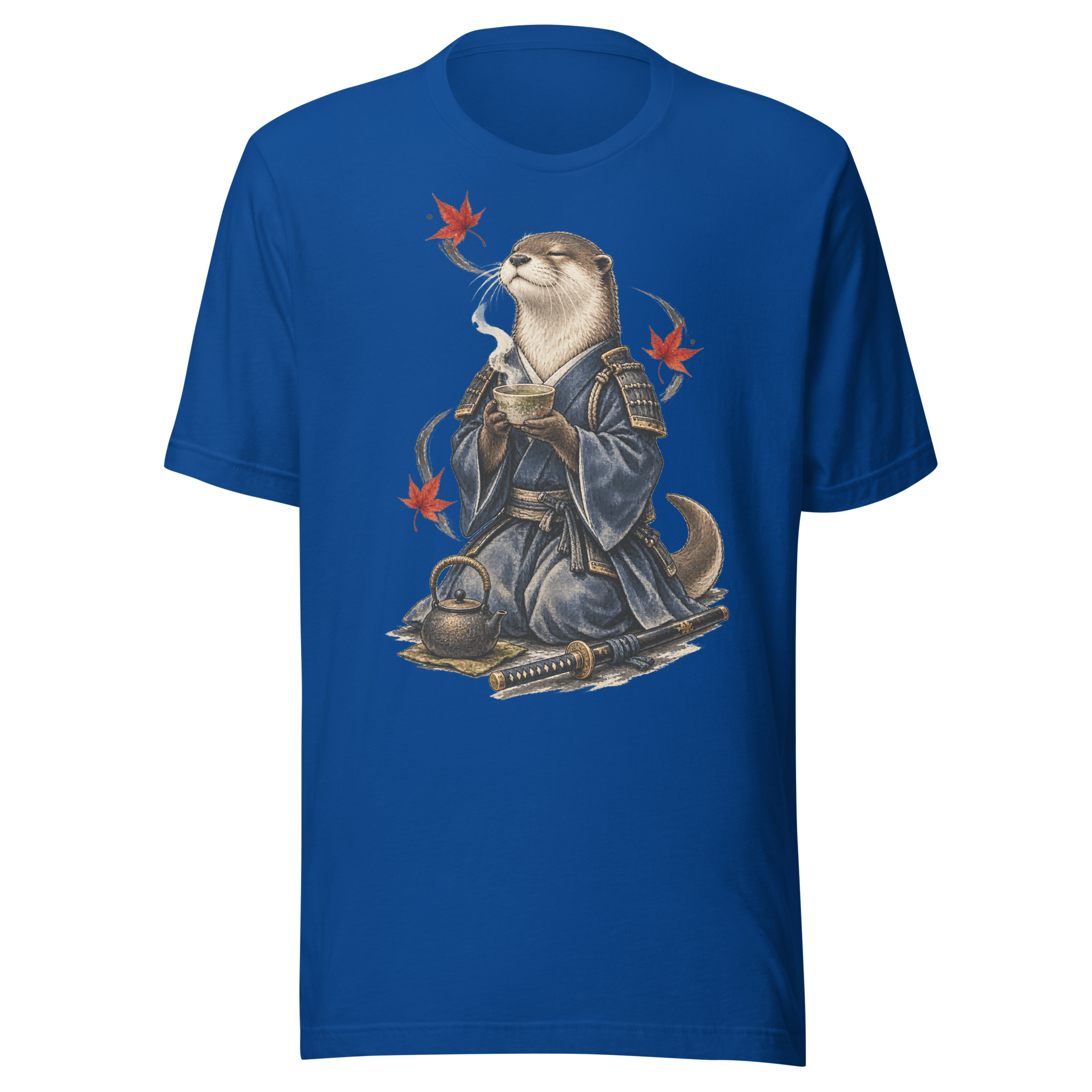 Otter Tea Ceremony Maple Japanese Warrior Animal Art - Image 4