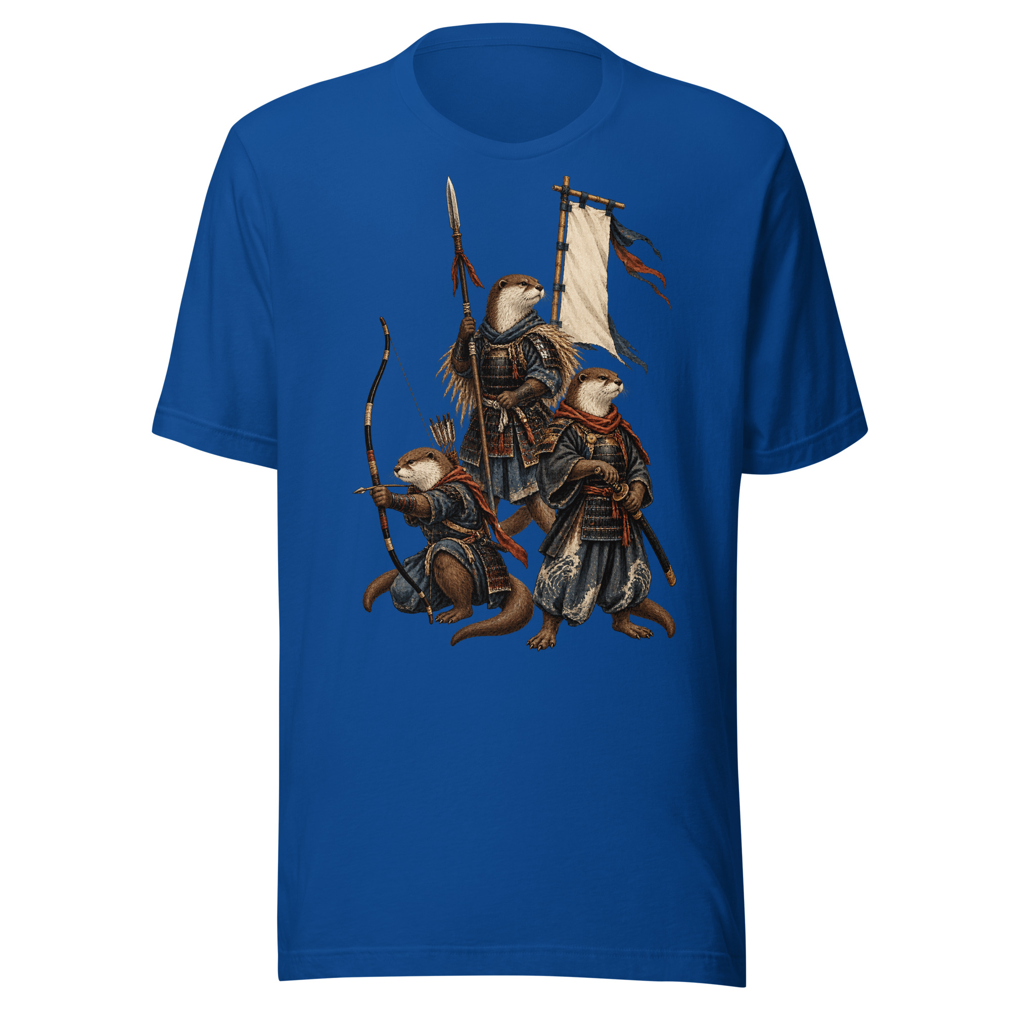 Three Otter Ronin Clan Japanese Samurai Animal Art - Image 4