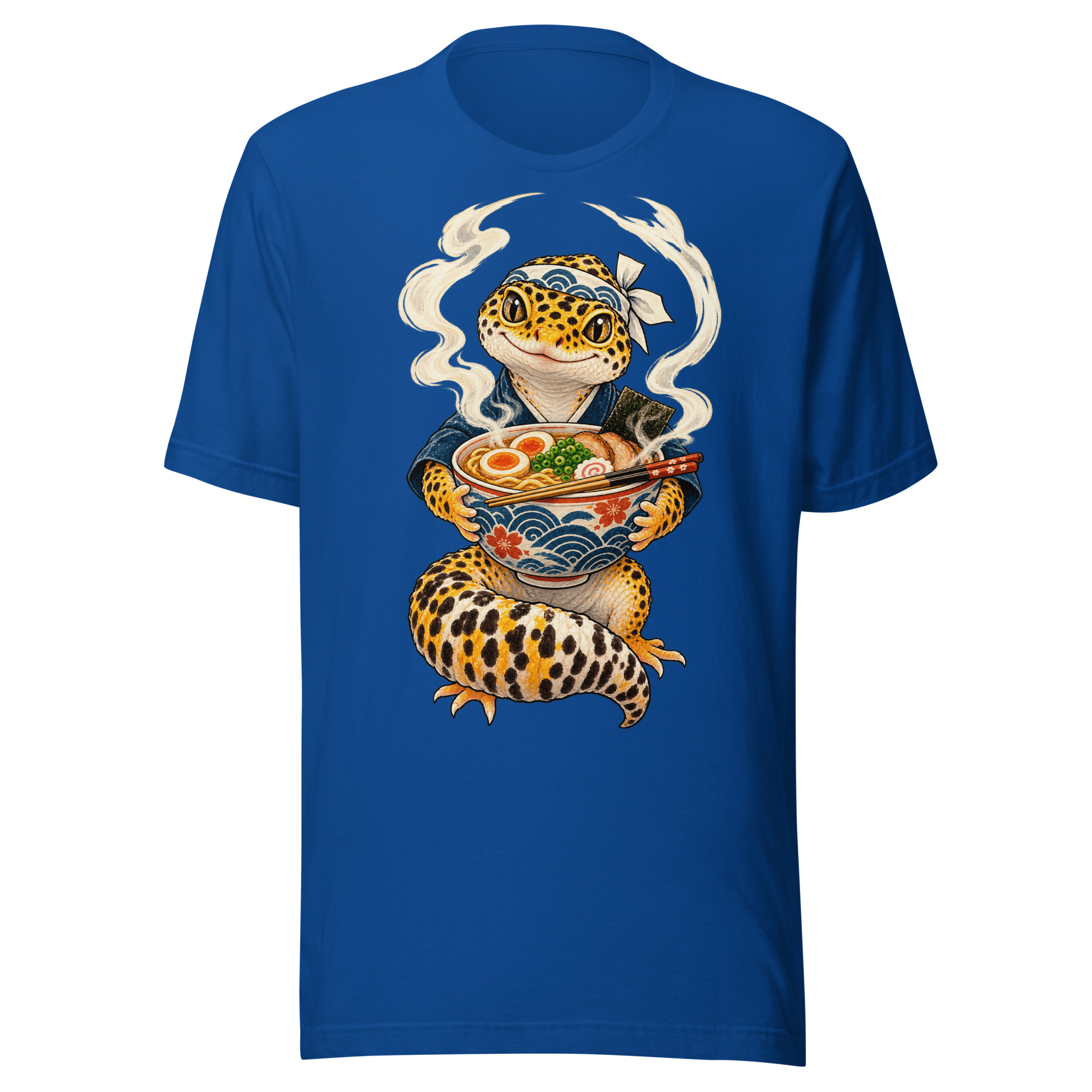 Gecko Ramen Noodle Chef Japanese Food Animal Art - Image 4