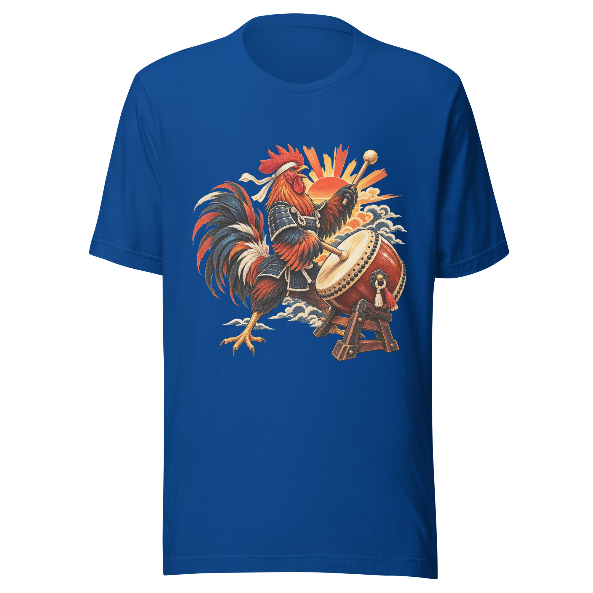 Rooster Samurai Taiko Drum Japanese Art, Japanese Art Tee, Mythology Gift - Image 107