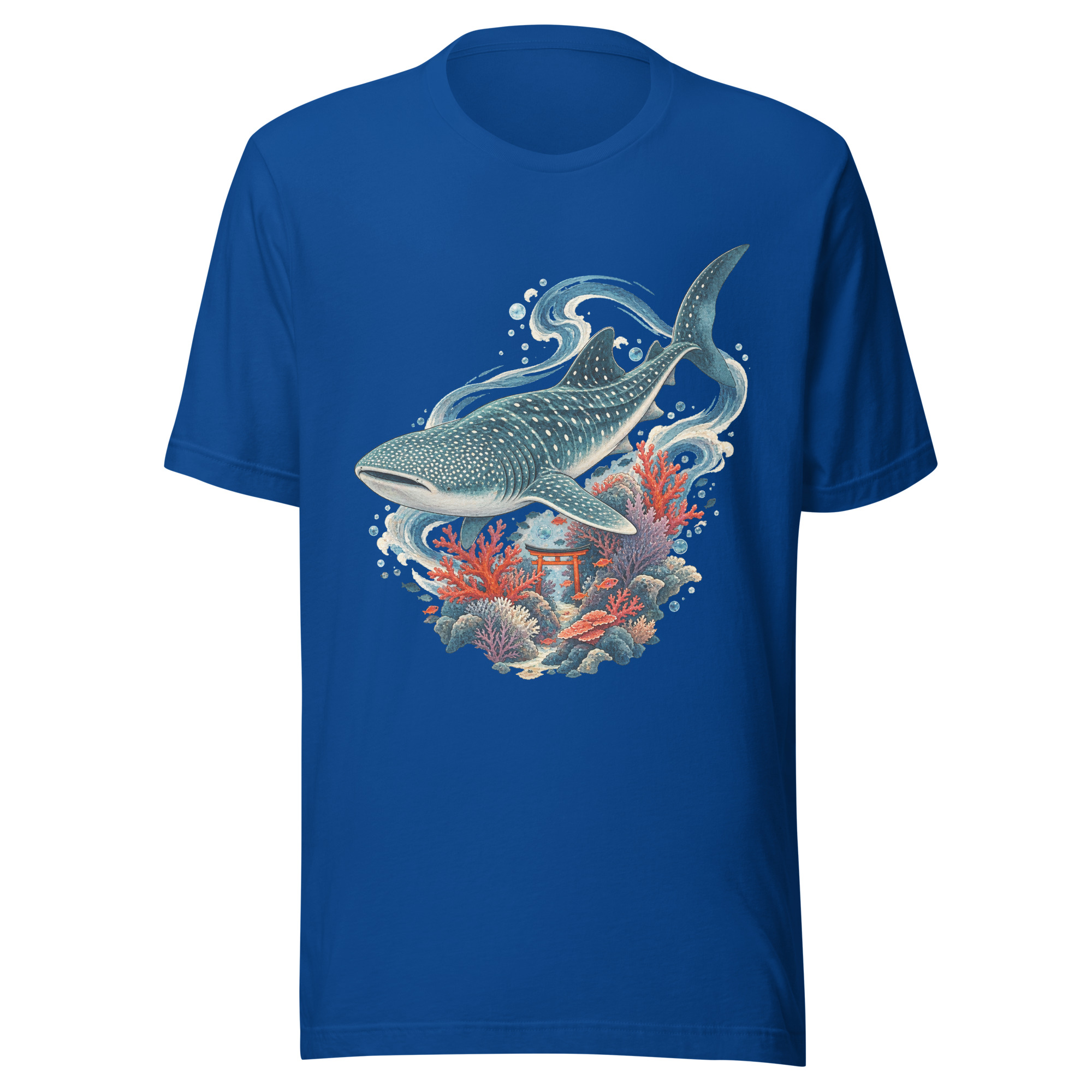 Whale Shark Torii Coral Garden Japanese Art, Japanese Art Tee, Mythology Gift - Image 107
